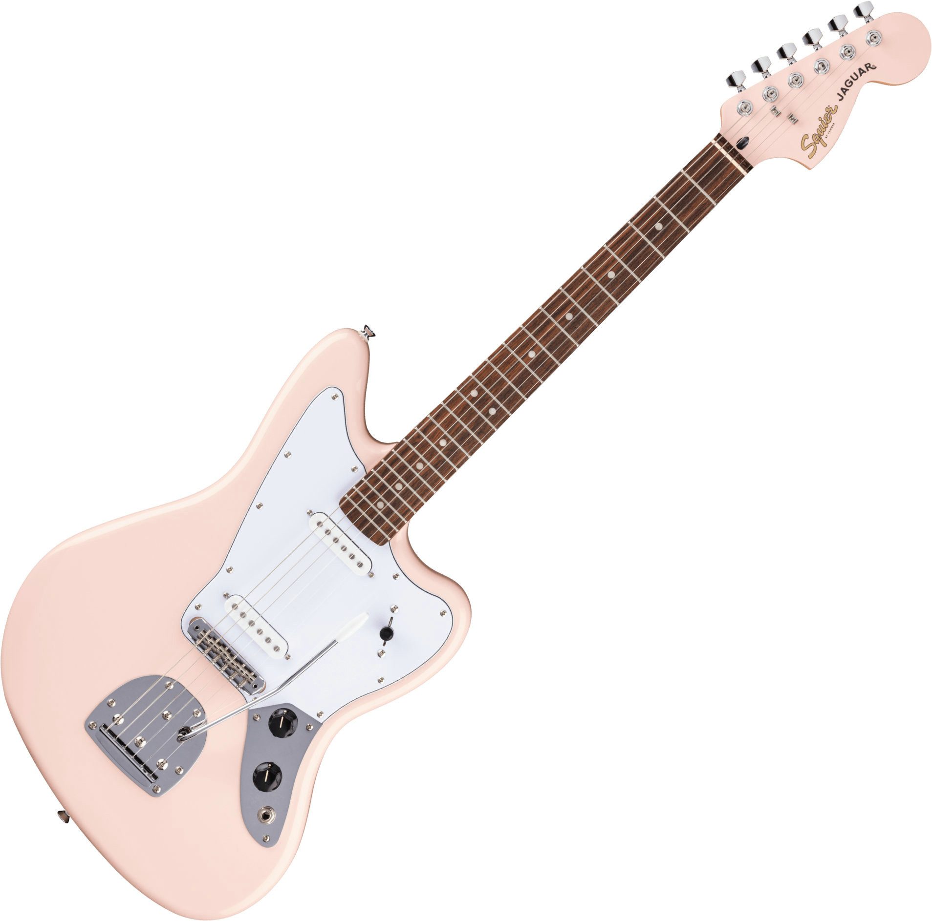 Squier E-Gitarre Limited Edition Affinity Jaguar Shell Pink, Jaguar, Limited Edition