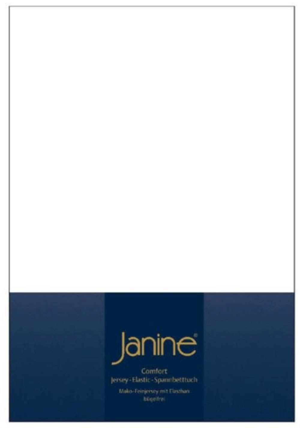 Janine Spannbettlaken ELASTIC 5002, Jersey-Elasthan, Gummizug: günstig online kaufen