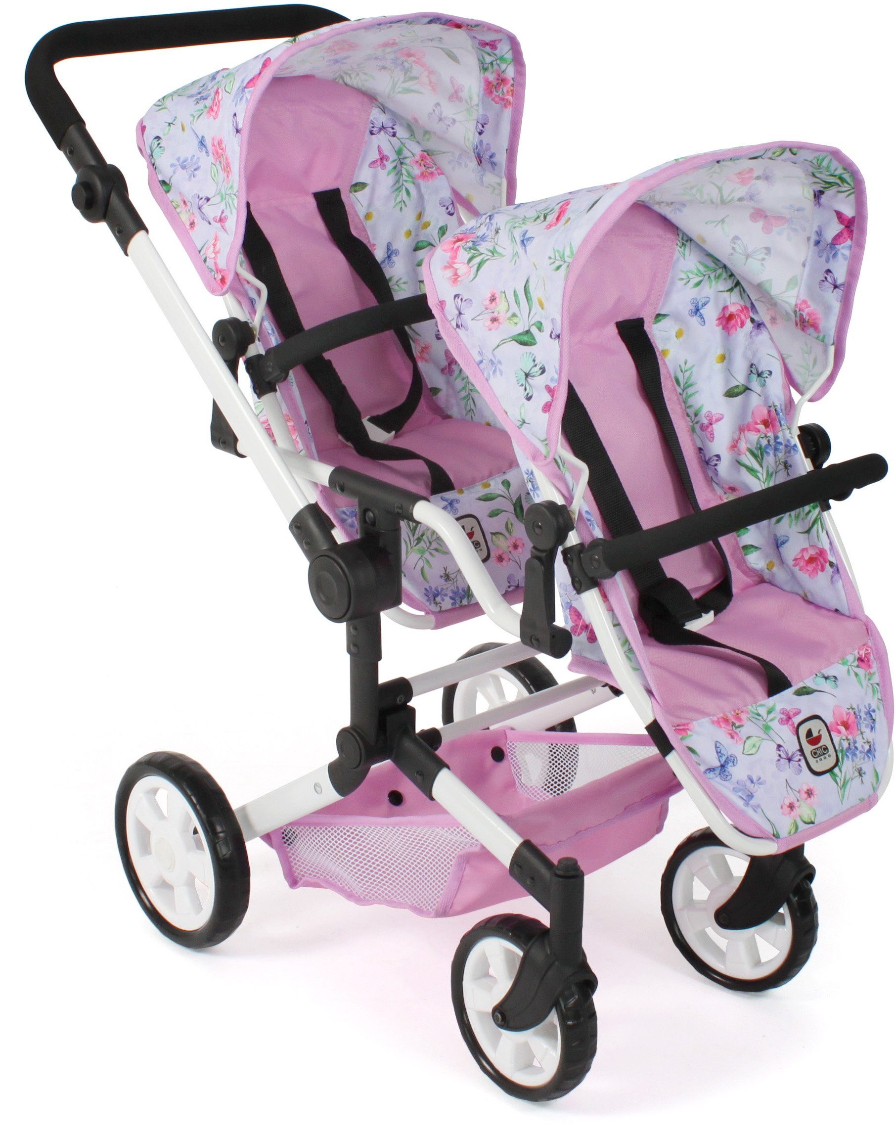 CHIC2000 Puppen-Zwillingsbuggy Linus Duo, Flowers, mit günstig online kaufen