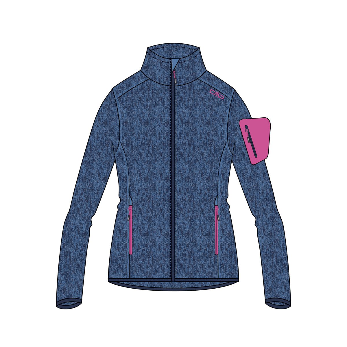 CMP Fleecejacke CMP Damen Jacke Knitted günstig online kaufen