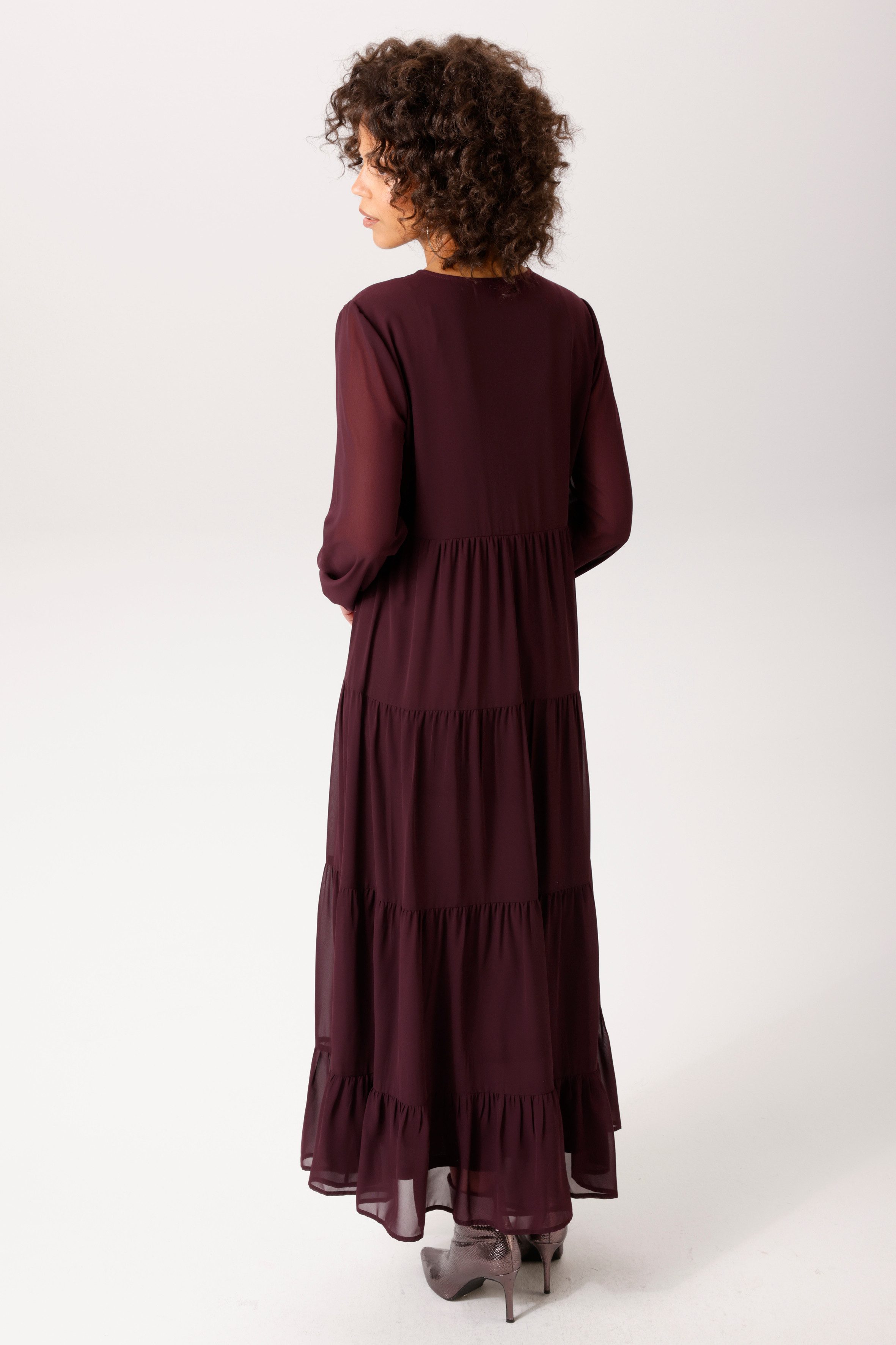 Aniston CASUAL Maxikleid in trendiger Farbpalette - NEUE KOLLEKTION