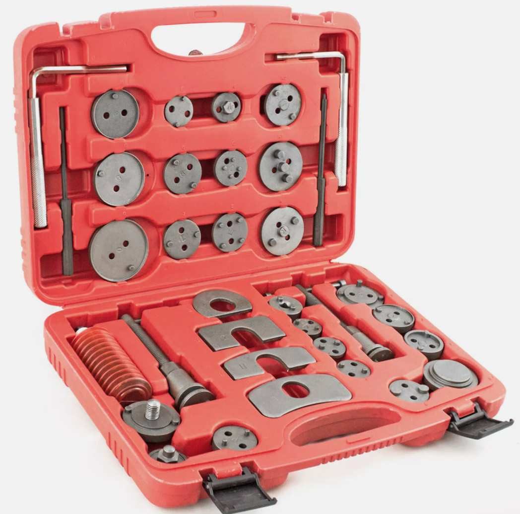 Falon-Tech Demontagewerkzeug Bremskolbenrücksteller Bremsenkolben Rücksteller Werkzeug Satz Set, (35-tlg)