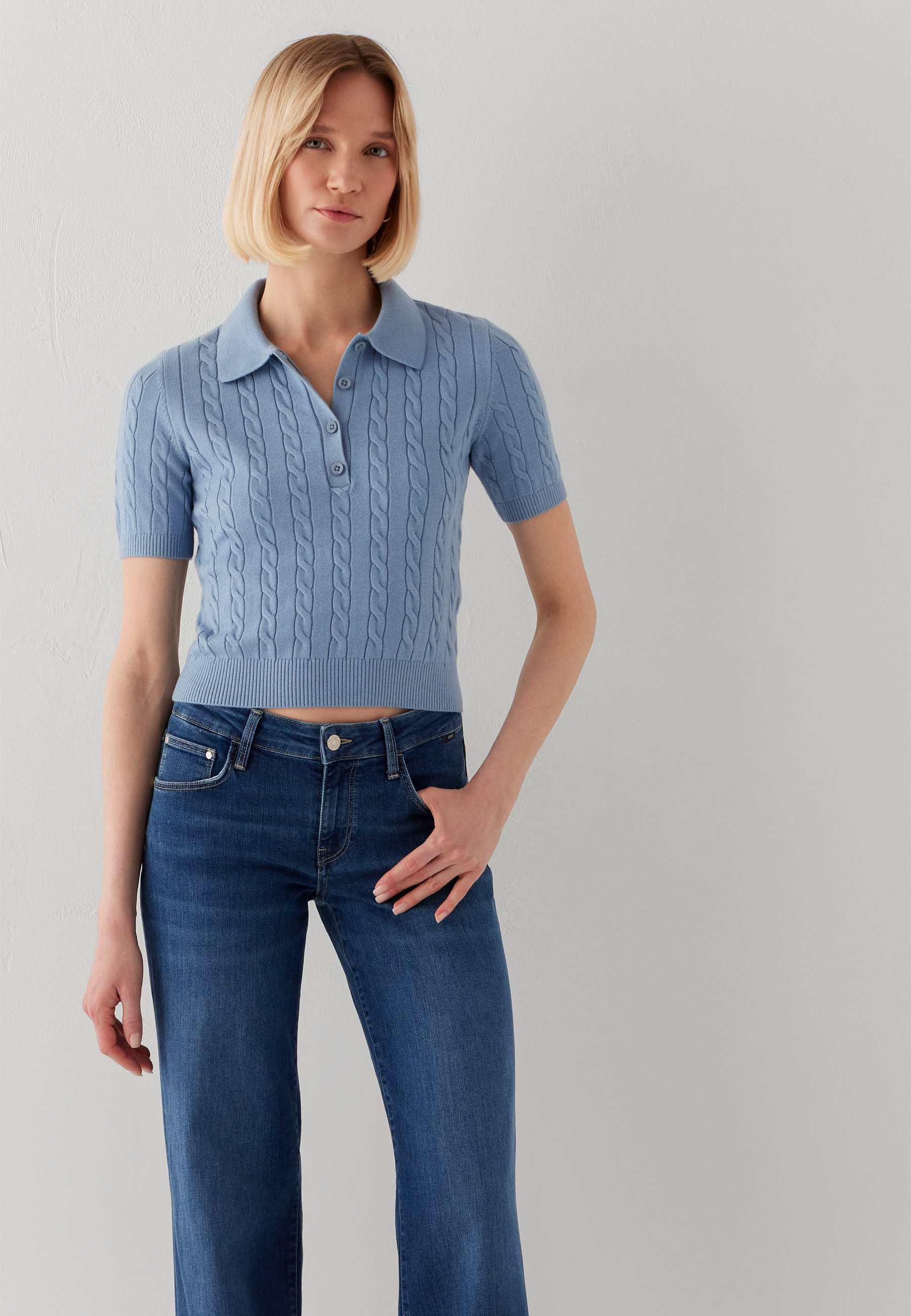 Mavi Polokragenpullover POLO COLLAR SWEATER Top Strick