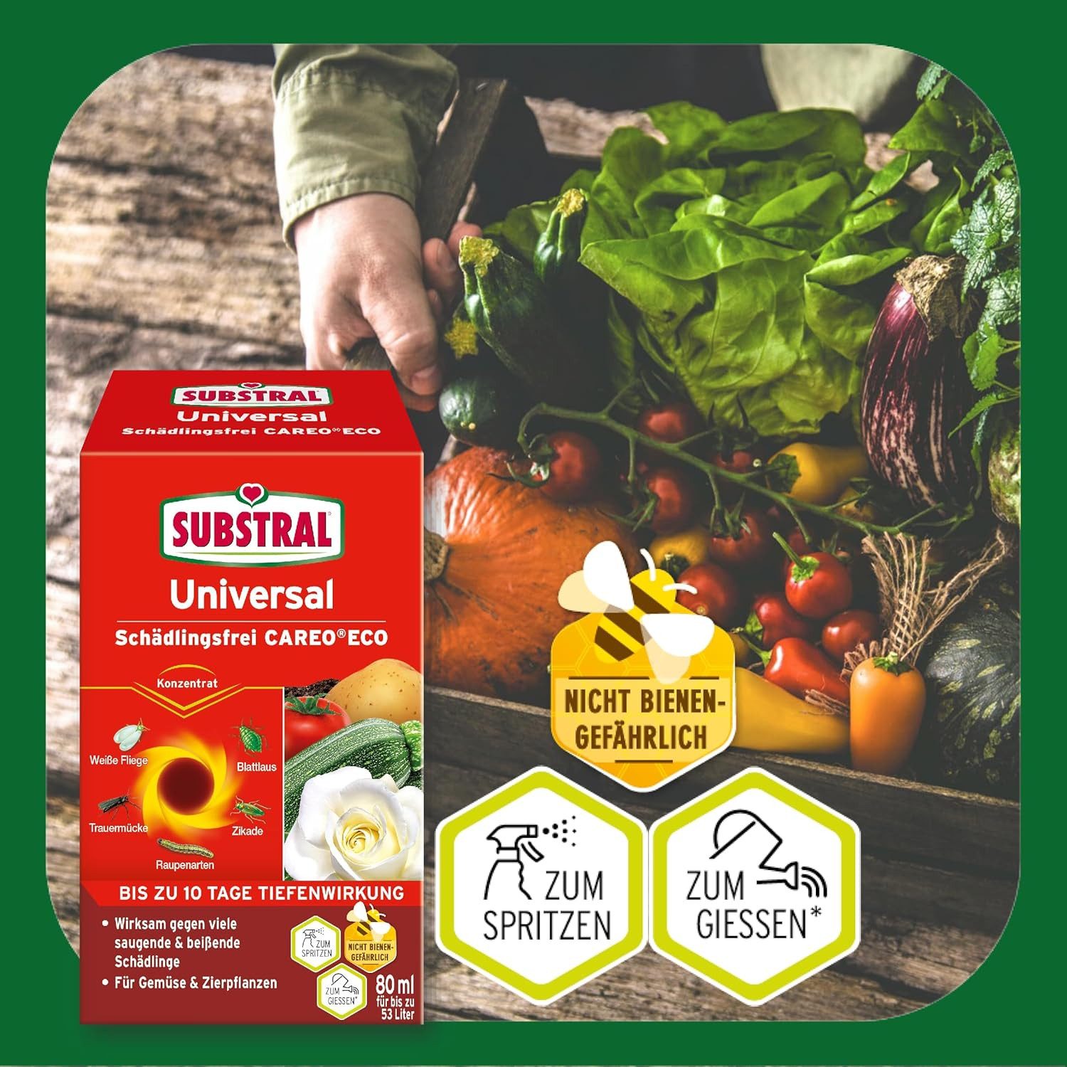 Substral Insektenspray Substral Universal Schädlingsfrei CAREO ECO 80ml – Bild 3 von 5