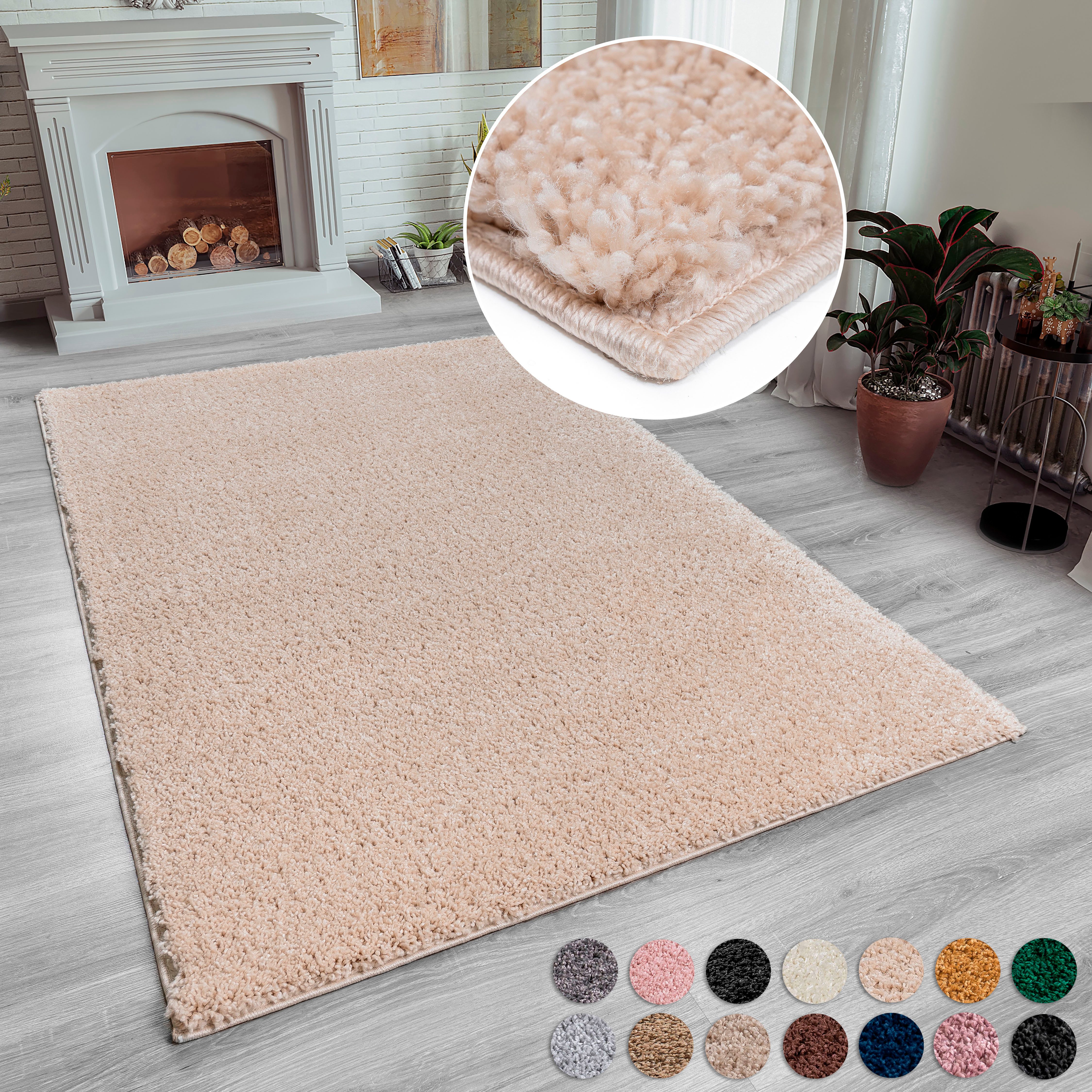OTTO home Hochflor-Teppich Viva Shaggy, in Standard- und Premium-Qualität, günstig online kaufen
