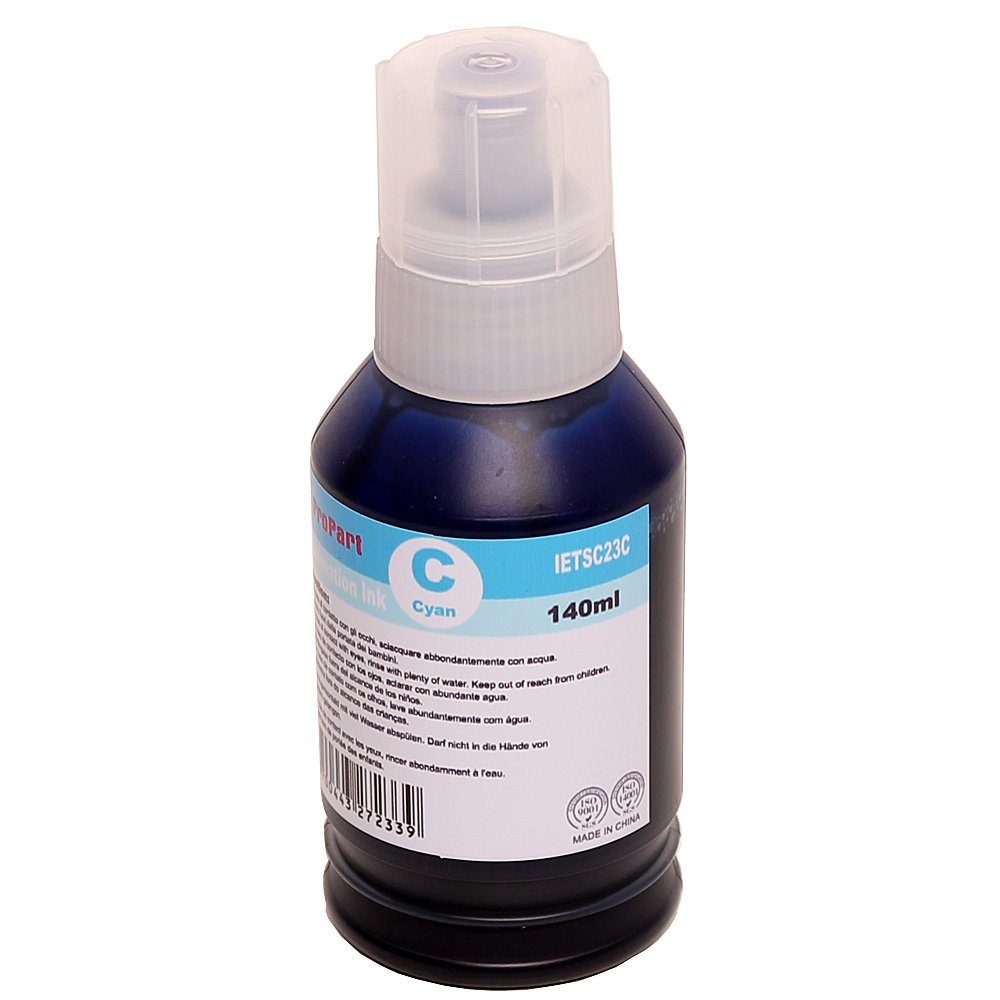 ABC Tonerkartusche, Kompatible Nachfüllflasche T49N2 Tinte Cyan für Epson SC23C