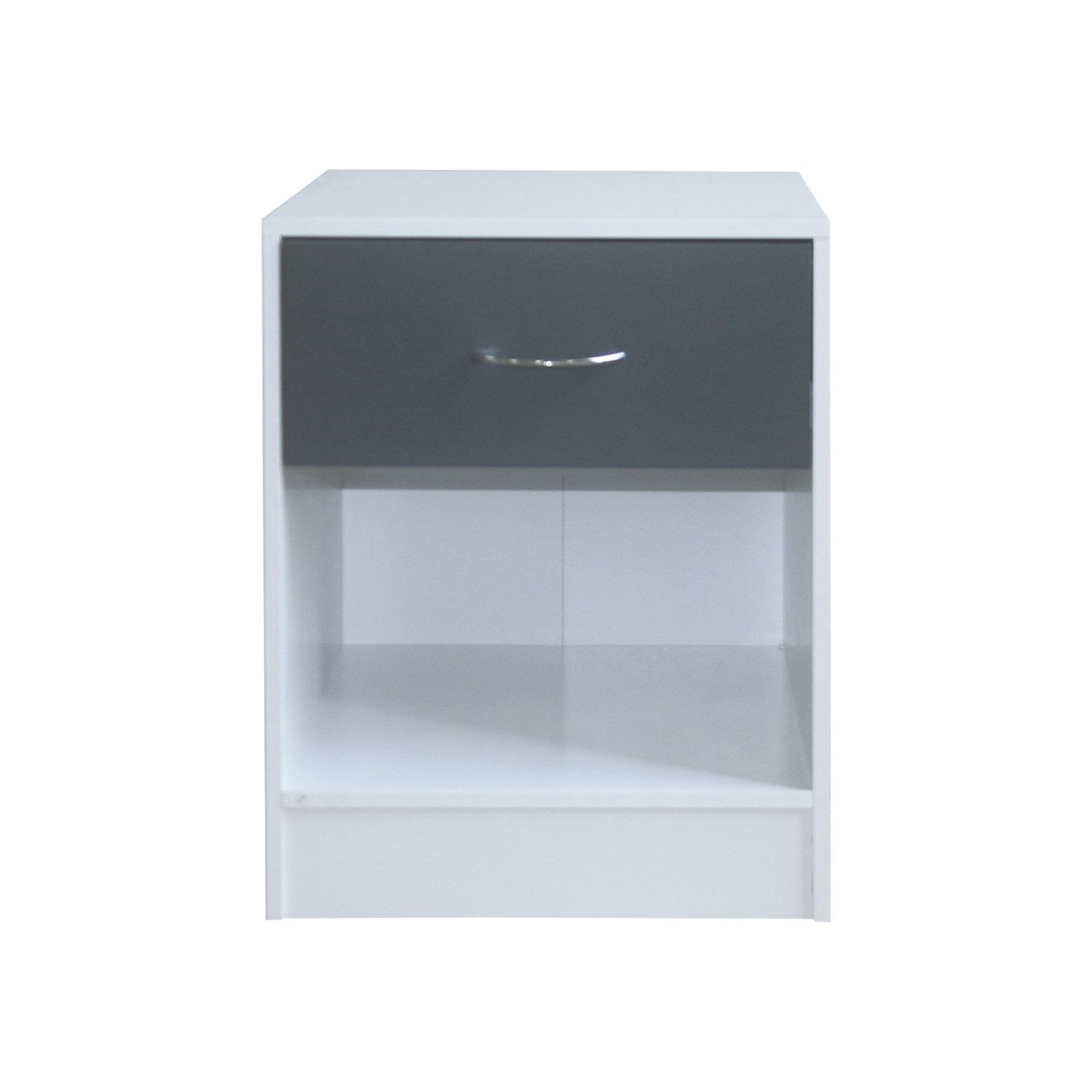 HTI-Living Nachtschrank Nachtschrank 2er Set Thekla Weiß/Grau (Set, 2-St., günstig online kaufen