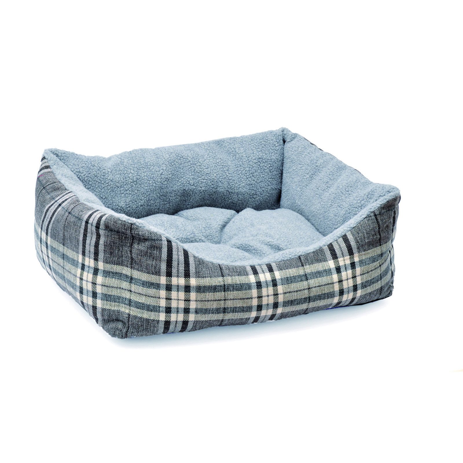 Aumüller Tierbett Plüschsofa Schottland Grau, 60 cm, kuscheliges Hundesofa
