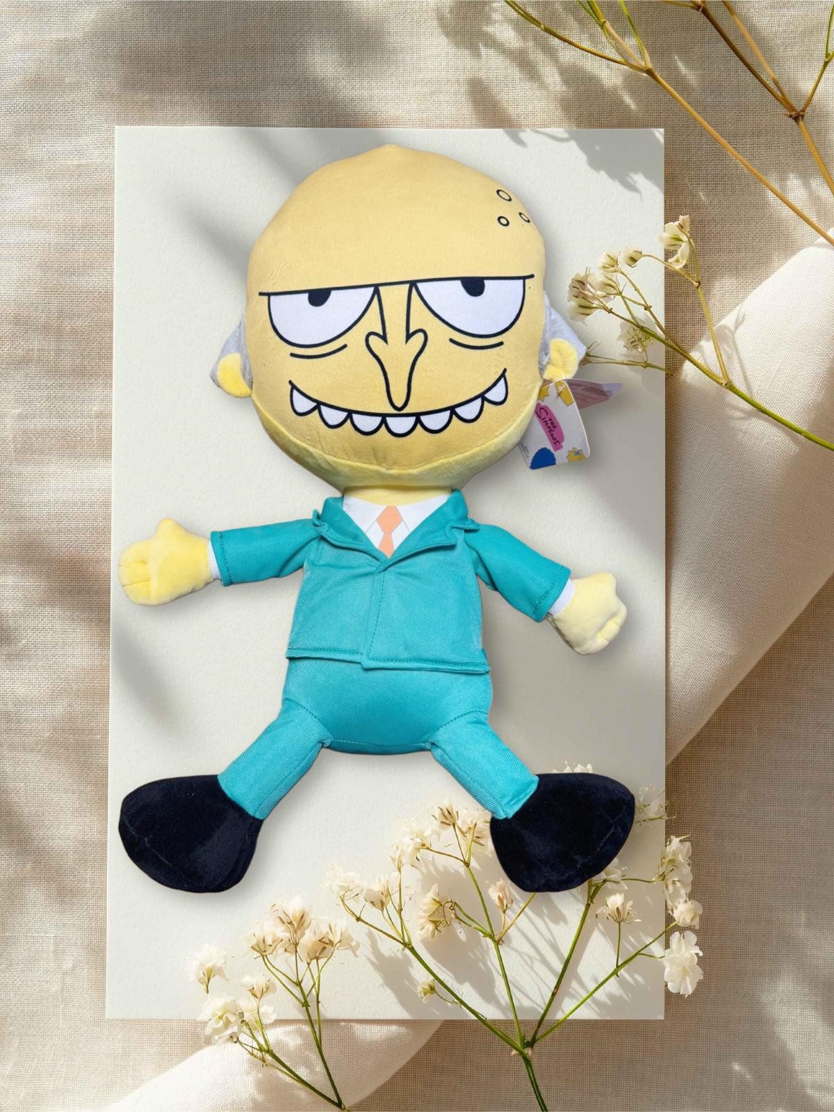 The Simpsons Kuscheltier The Simpsons Plüschtier Mr.Burns 39 cm – Kuscheltier für Kinder & Fans (Set, 1-St., Geschenk-Set), Große 39cm Plüschfigur,weich, hochwertig verarbeitet, Variante wählbar