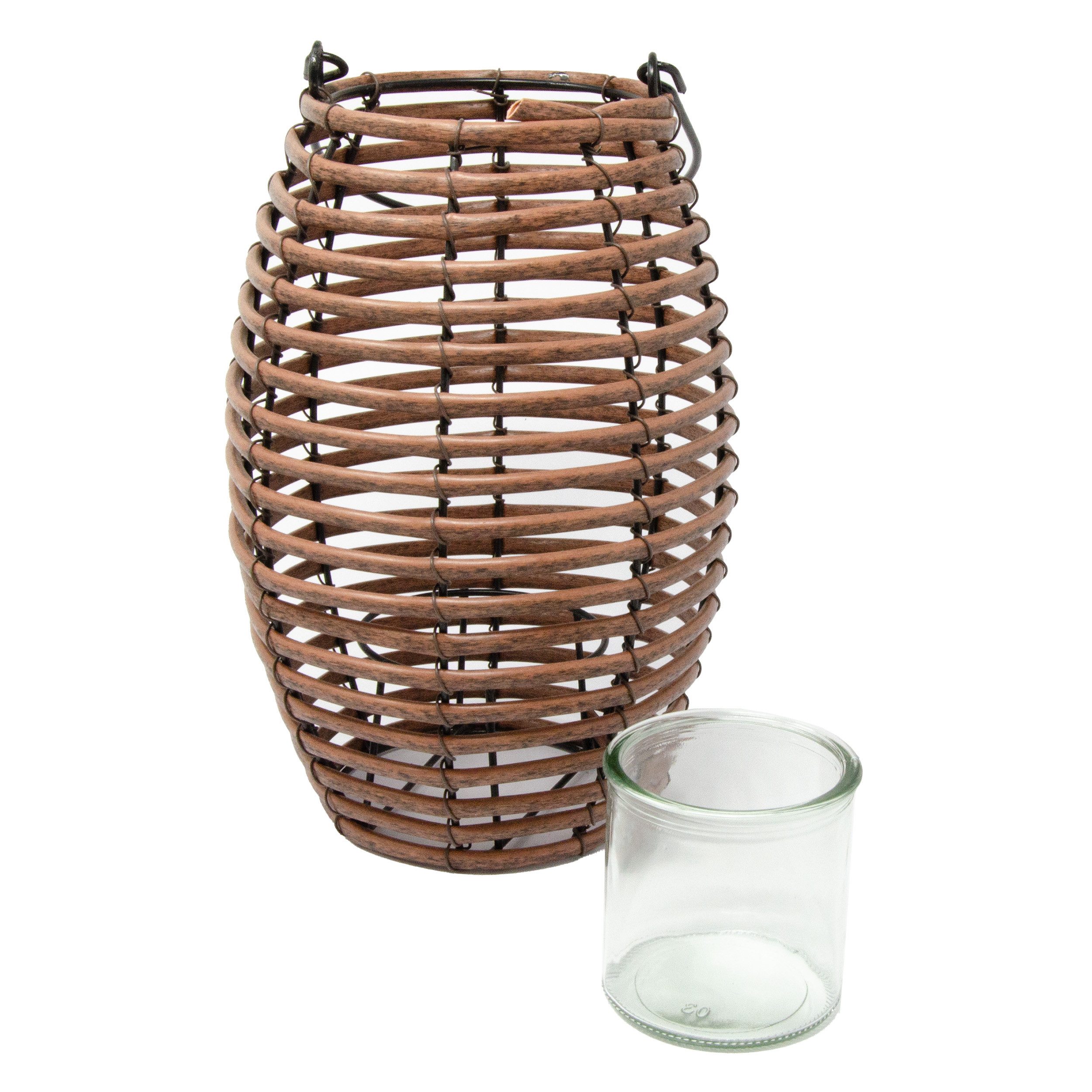 Goldbach Windlicht Windlicht Rattan für Teelichter günstig online kaufen