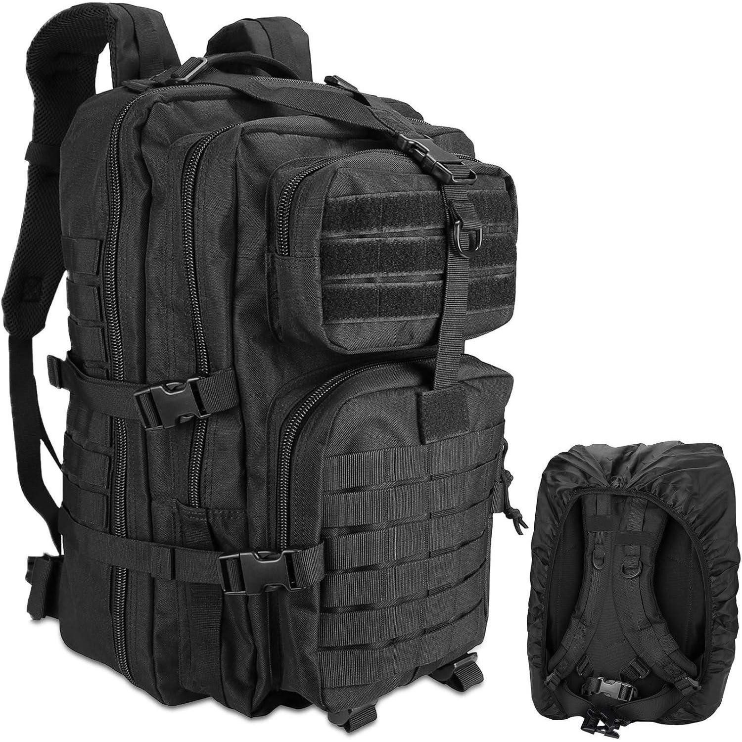 LuxusKollektion Trekkingrucksack Rucksack 48L taktisch MOLLE wasserdicht 3 Tage Herren