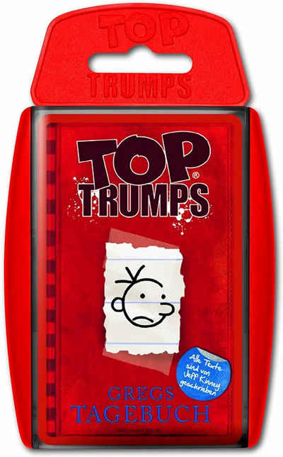 Winning Moves Spiel, Quartett Top Trumps - Gregs Tagebuch