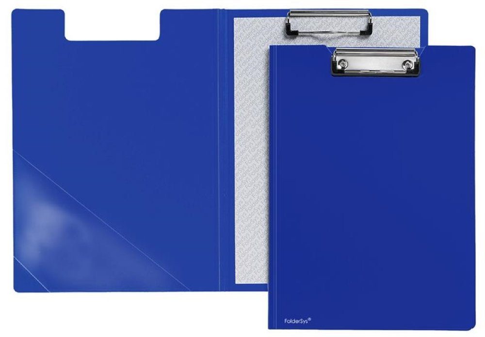 Papierkorb Standard Foldersys FOLDERSYS Klemmbrett-Mappe blau