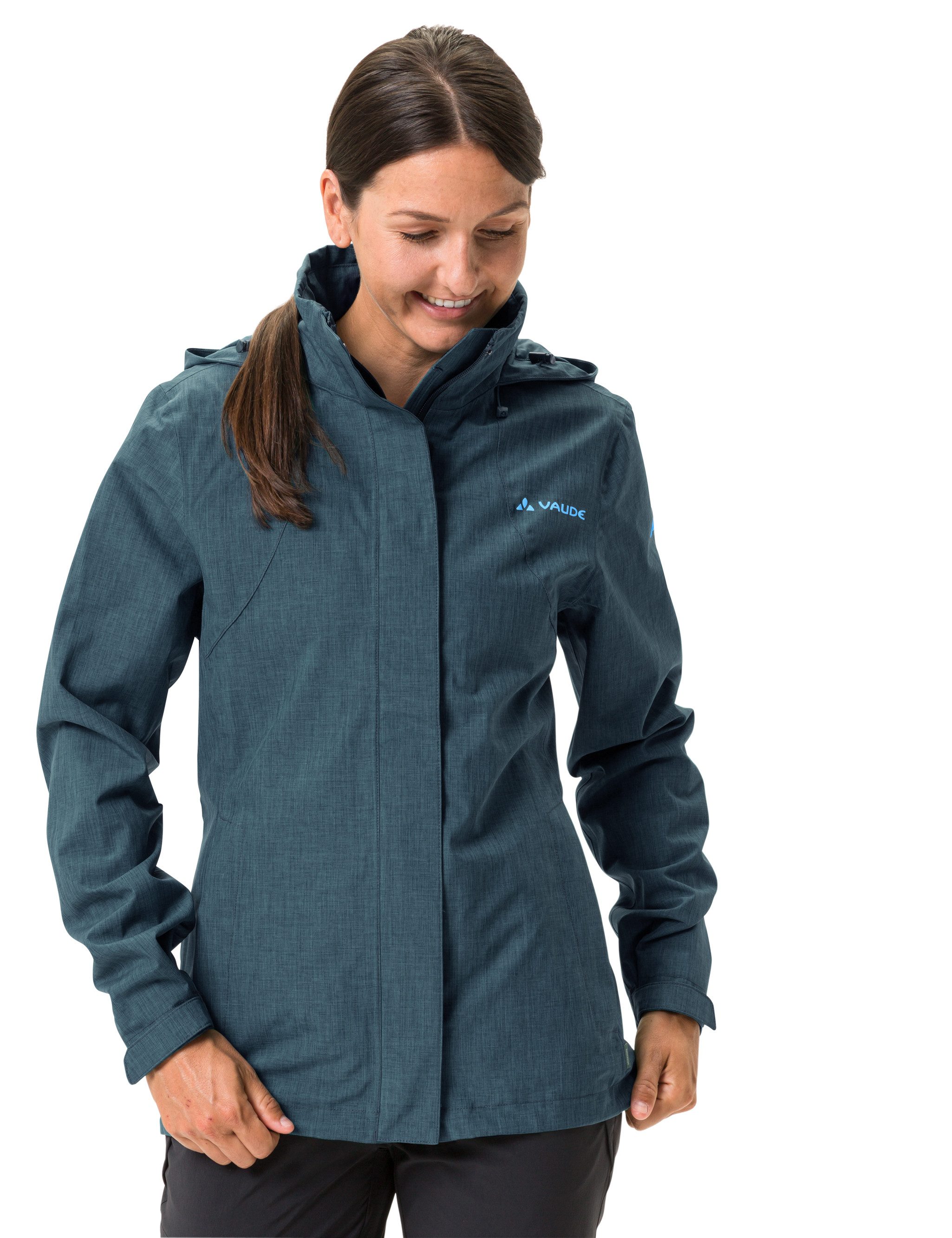 VAUDE Outdoorjacke WOMEN'S ROSEMOOR JACKET II (1-St) Kordelzug an der Kapuze