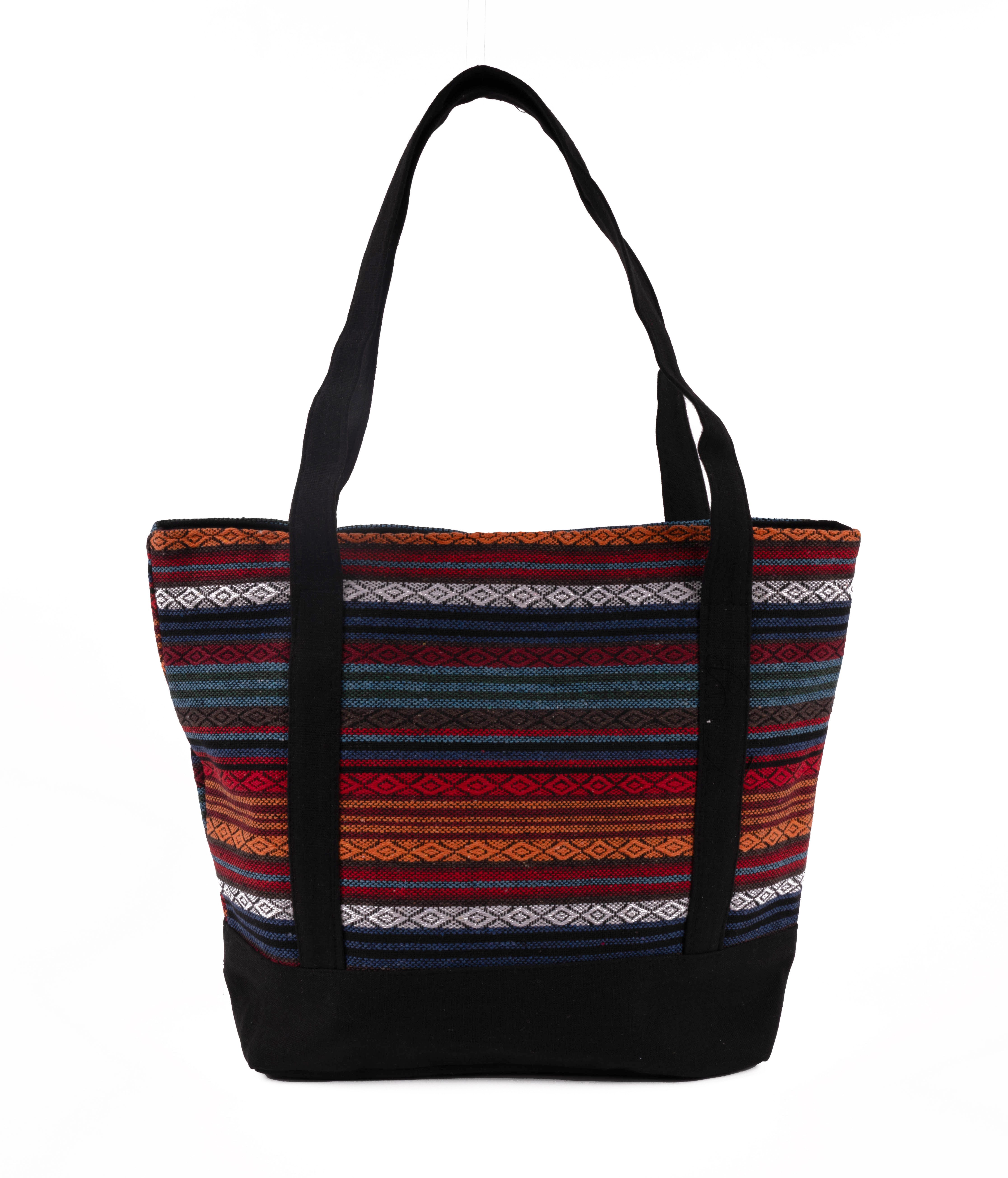 Goodman Design Tragetasche Gewebte Stofftasche - Stylisch, praktisch und robust, Leicht und bequem – ideal für unterwegs.