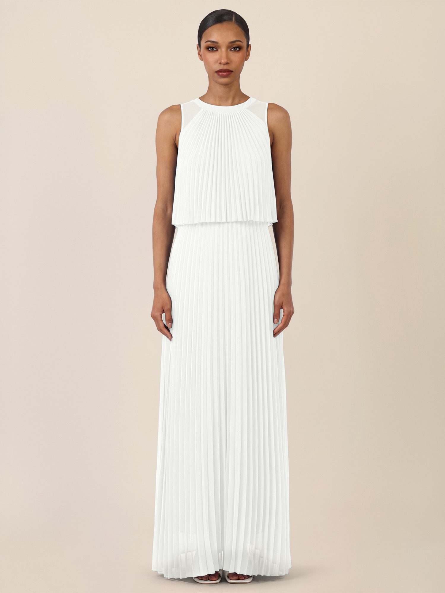 Apart Chiffonkleid mit Doppellagen-Effekt günstig online kaufen