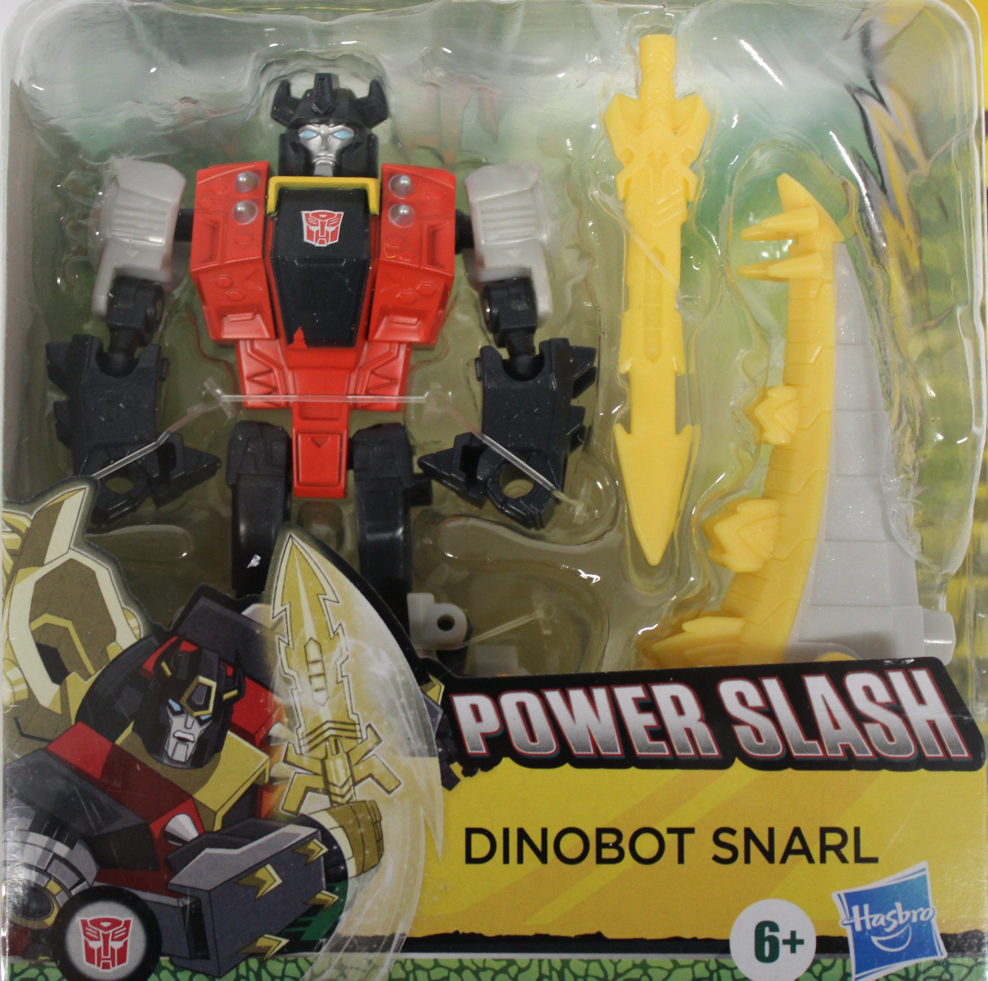 Cyberverse Snarl Bumblebee Slash Transformers Adventures Hasbro Actionfigur Power Dinobot