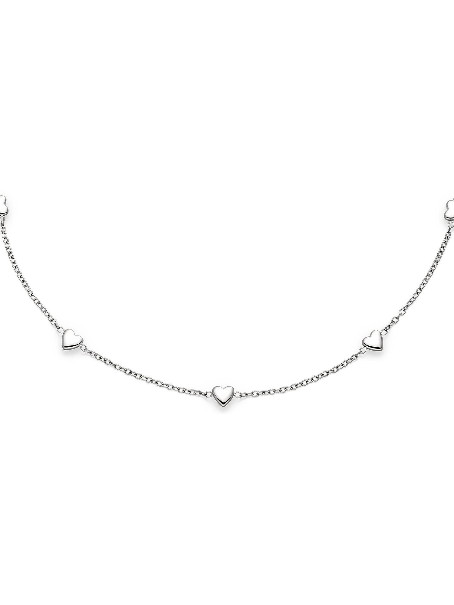 s.Oliver Fußkette S.Oliver Damen-Fußkette Edelstahl Herz