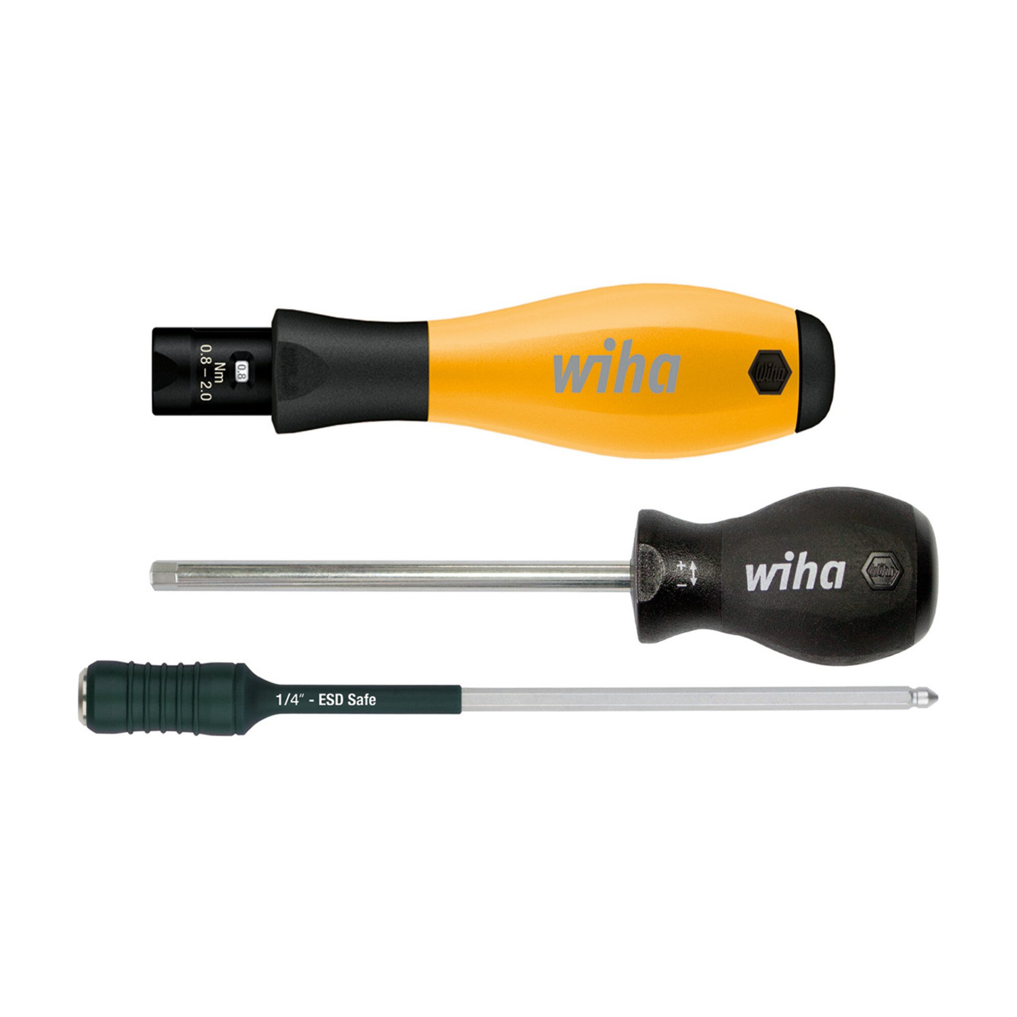 Wiha Schraubendreher Wiha Drehmoment-Schraubendreher TorqueVario®-S ESD variabel einstellba