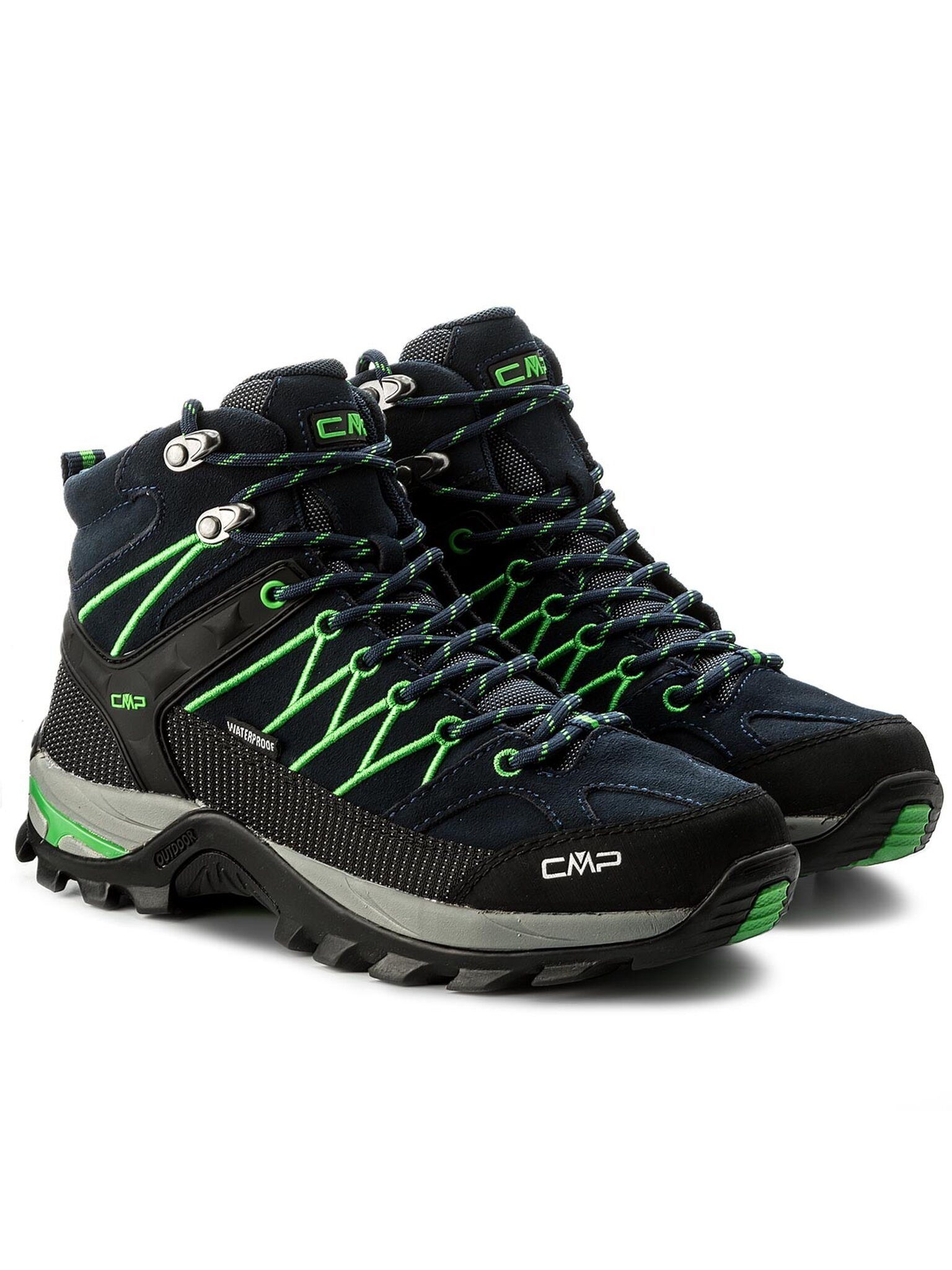 CMP Trekkingschuhe Rigel Mid Trekking Shoes Wp 3Q12947 B.Blue/Gecko 51AK Tr günstig online kaufen