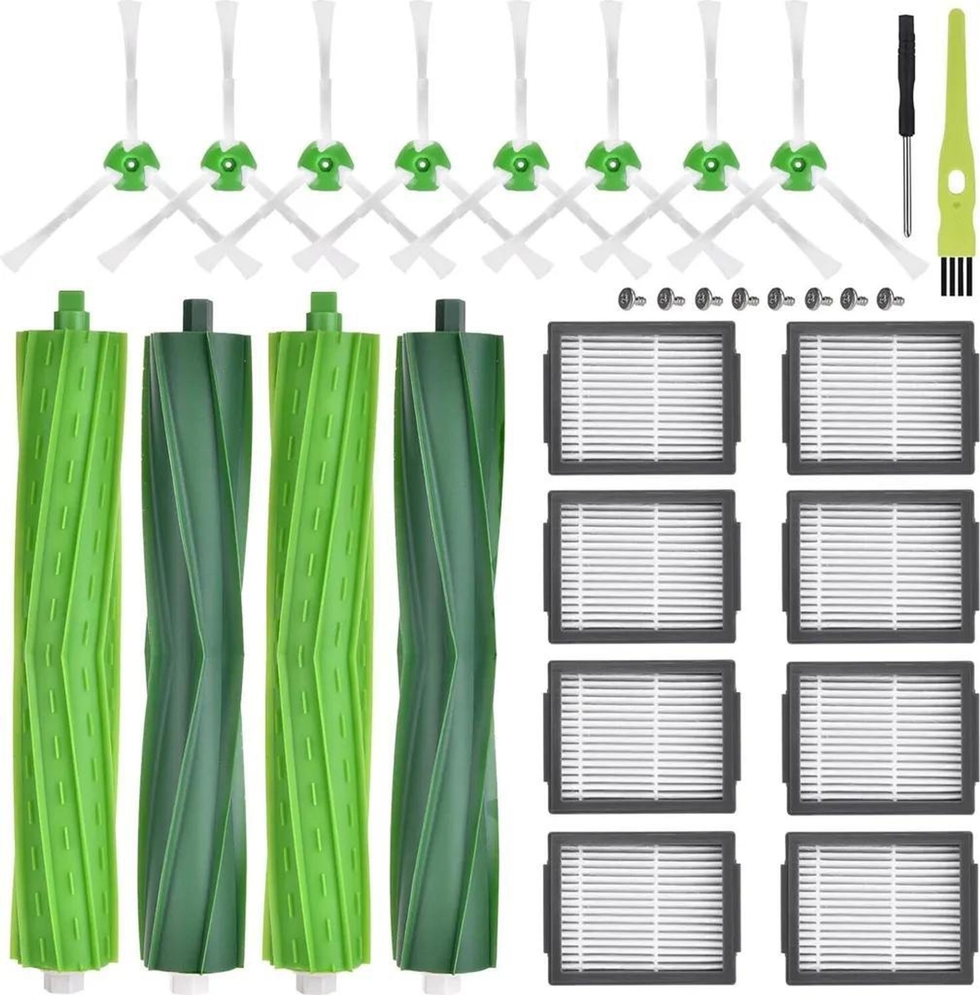 FELIXLEO Saugroboter Zubehör-Set Hochwertige Ersatzteile kompatibel mit Roomba i7 j7 i3 i4 i6 E5 E6, (1-tlg)