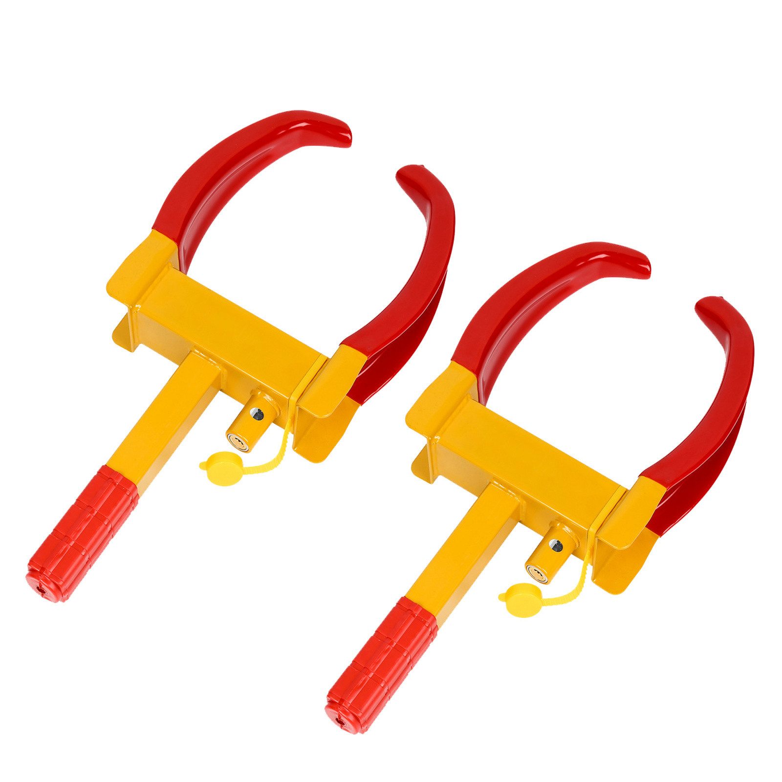 Clanmacy Radkralle 2X Parkkralle für PKW & Wohnwagen – stabile Reifenkralle, verstellbar