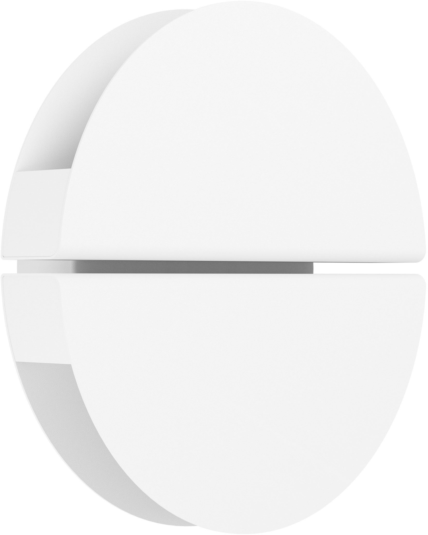 EGLO Wandleuchte VASCELLA Wandlampe - Edelstahl - LED - 4,5W - IP44, LED fest integriert, Neutralweiß, Kaltweiß, Warmweiß, Außenbeleuchtung, Außenwandleuchte, Terrasse, Ø18 x AL6 cm