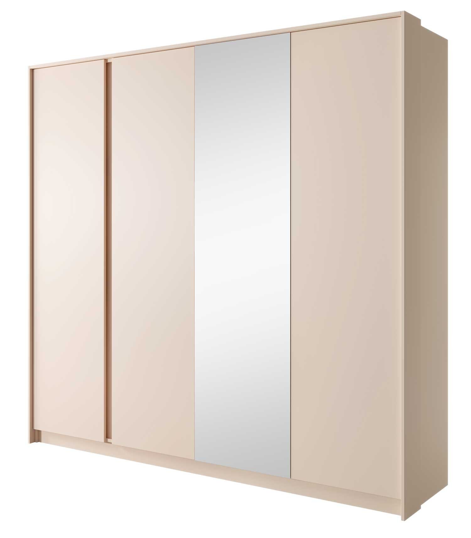 Feldmann-Wohnen Drehtürenschrank Dast 223x55x210cm beige 4-türig