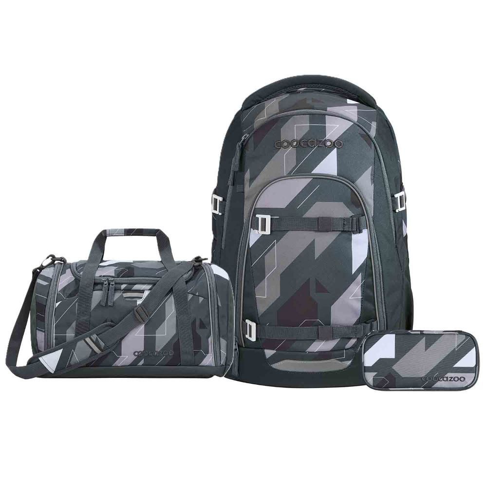 coocazoo Schulrucksack MATE (3tlg., inkl. Schlamperbox und Sportttasche)
