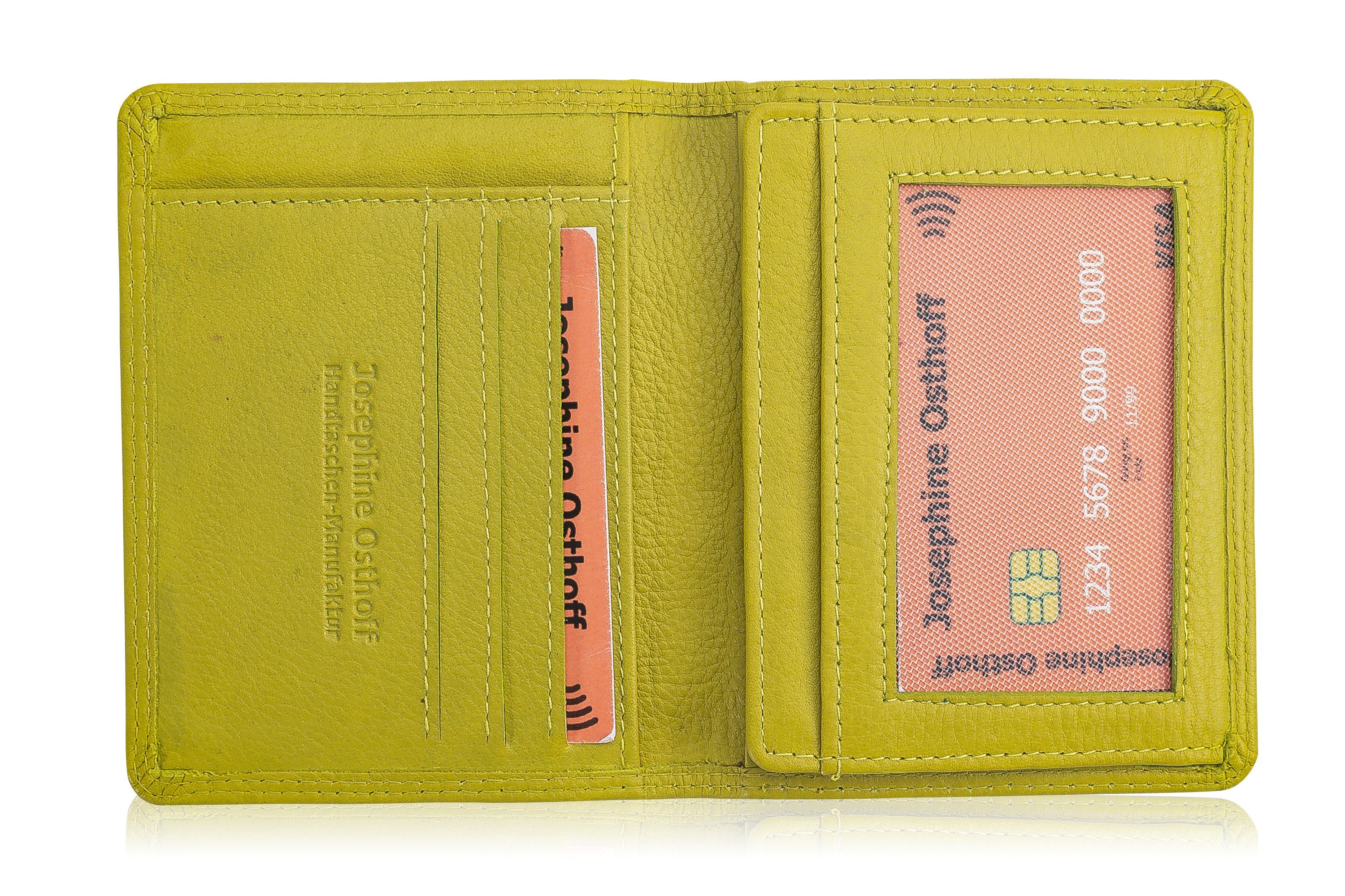 Josephine Osthoff Brieftasche Ausweisetui limone