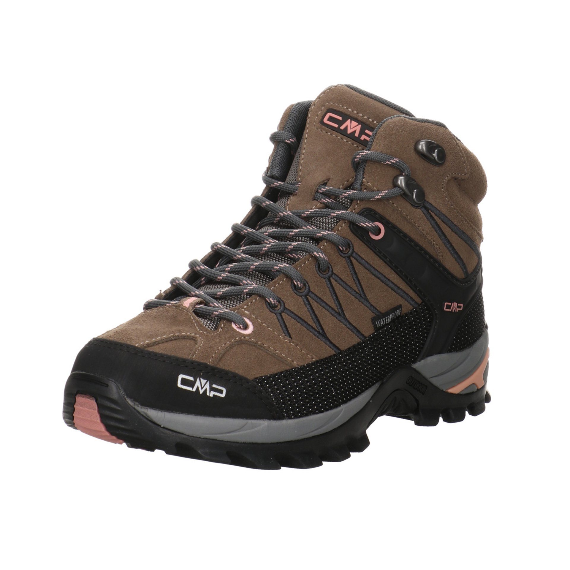 CMP Damen Schuhe Outdoor Rigel Mid Outdoorschuh Outdoorschuh Leder-/Textilkombination CENERE