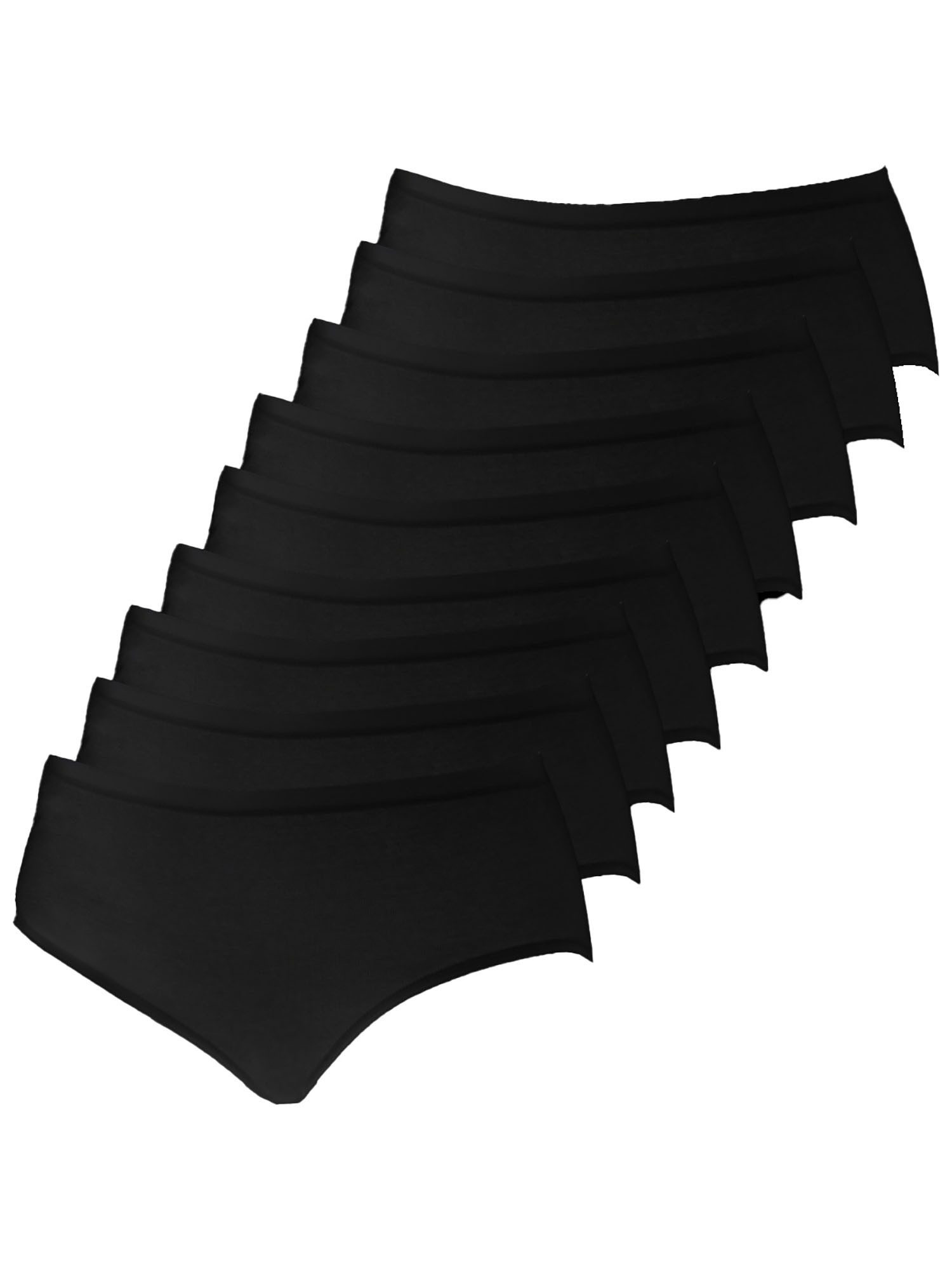 Schöller Taillenslip 9er Pack Damen Maxislip Baumwolle (Packung, 9-St)