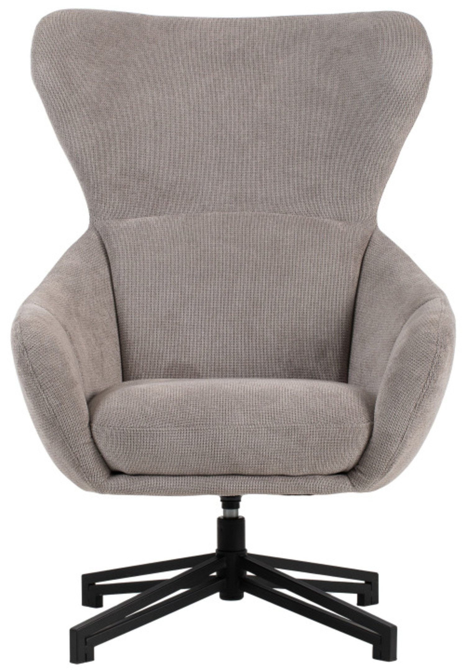 MR.DEKO Кресла Marconia drehbar Кресла, Lesesessel gepolstert (Sessel in verschiedenen Farben, zur Selbstmontage geliefert, 1-St), Mit Armlehnen, geschlossener Rückenlehne & stabilem Sternenfuß