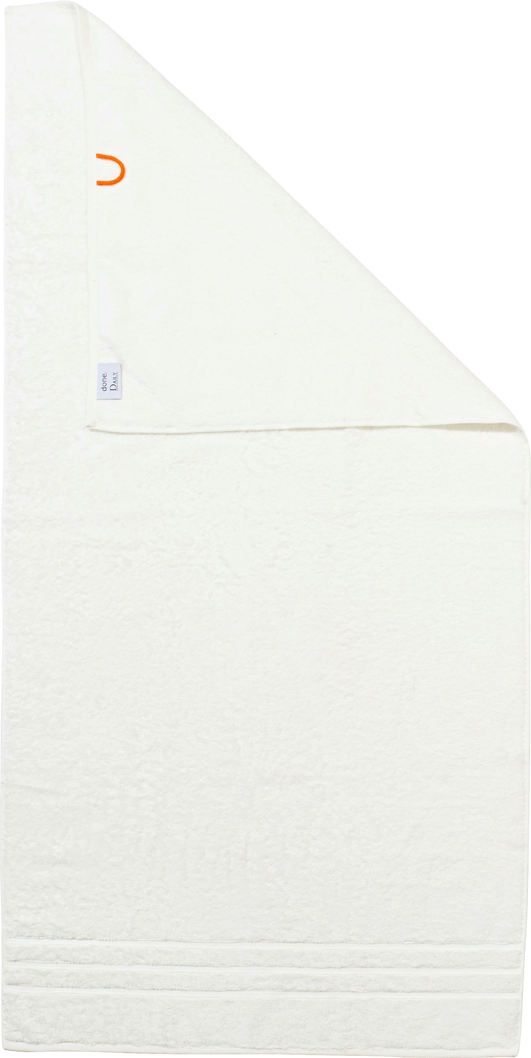 done.® Duschtuch Daily Uni, Walkfrottier (1-St), günstig online kaufen