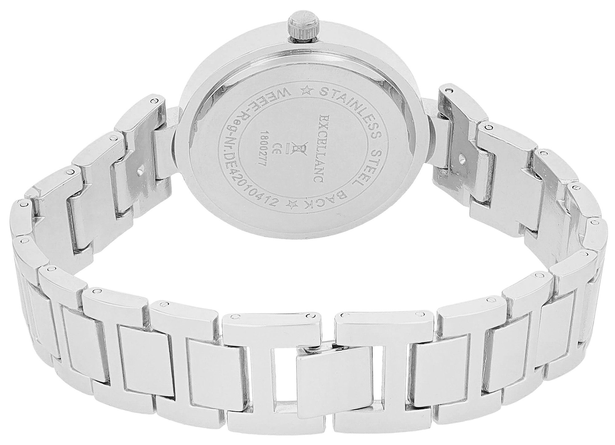 EXCELLANC Quarzuhr 1800277 ExcellMetallarmband, luxuriös, funkelnd günstig online kaufen