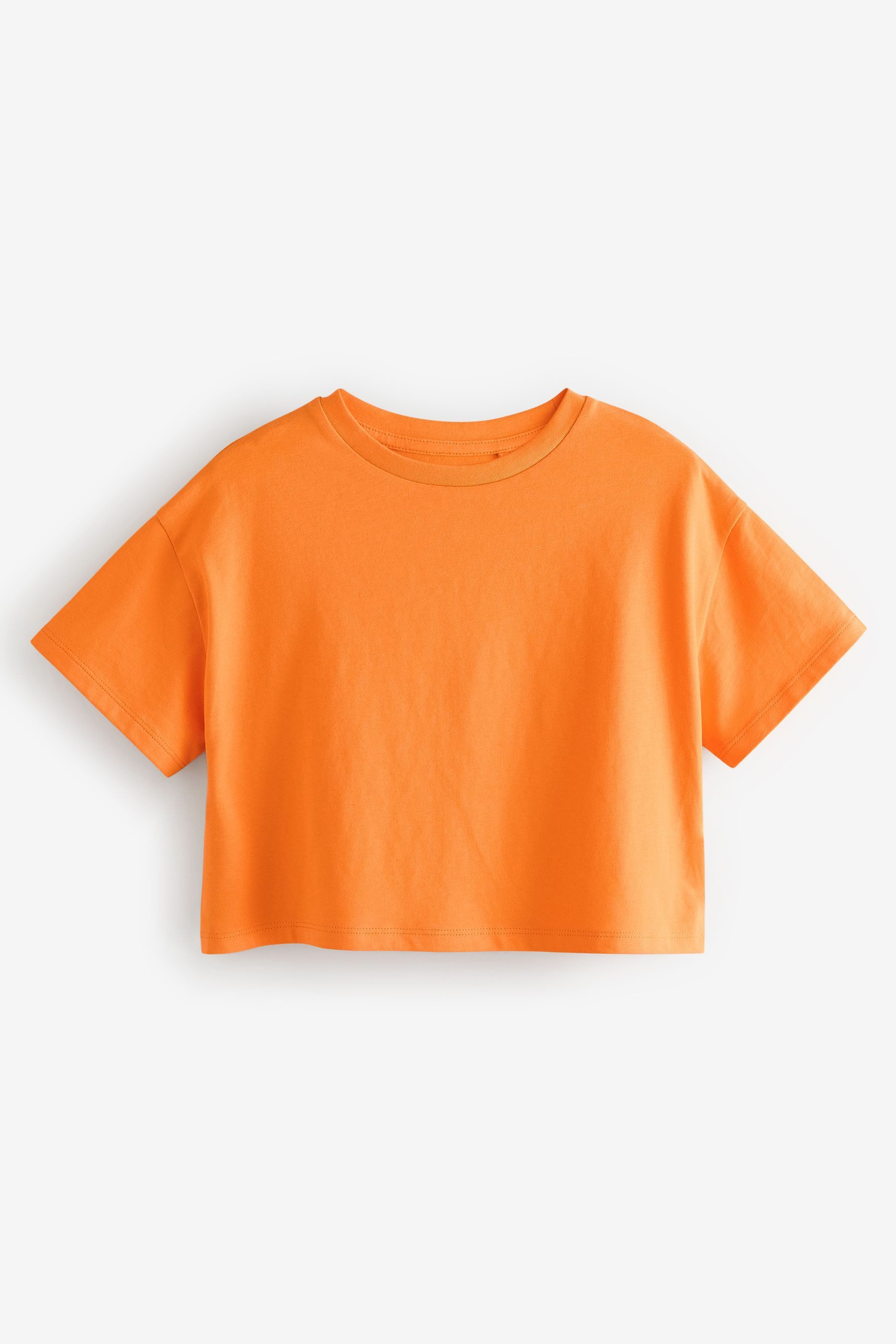 Next Paillettenshirt 4er-Pack kastige T-Shirts mit Paillettenblumen (4-tlg)