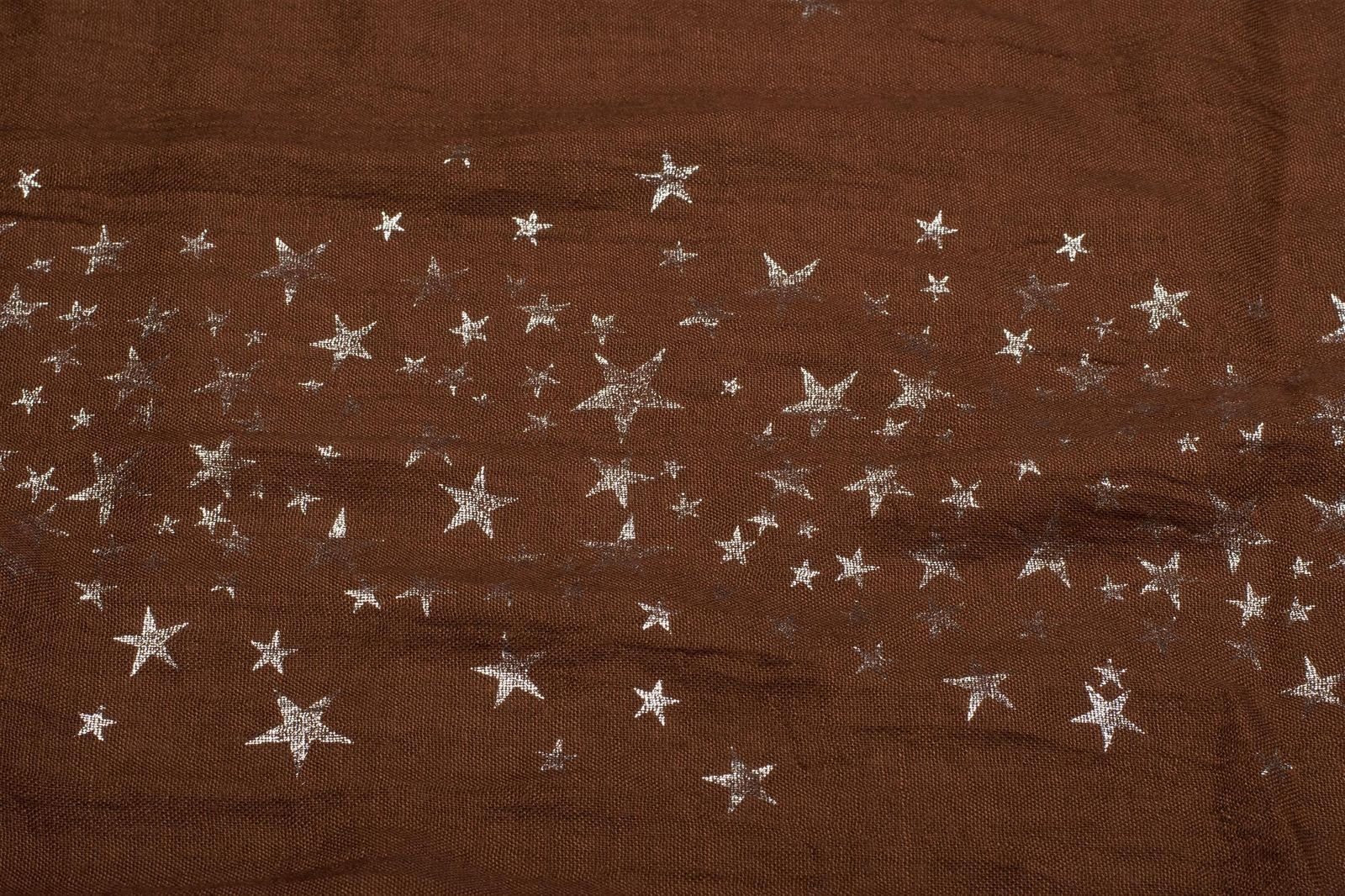 styleBREAKER Loop Loop Schal mit Metallic Sterne Print, (1-St) günstig online kaufen