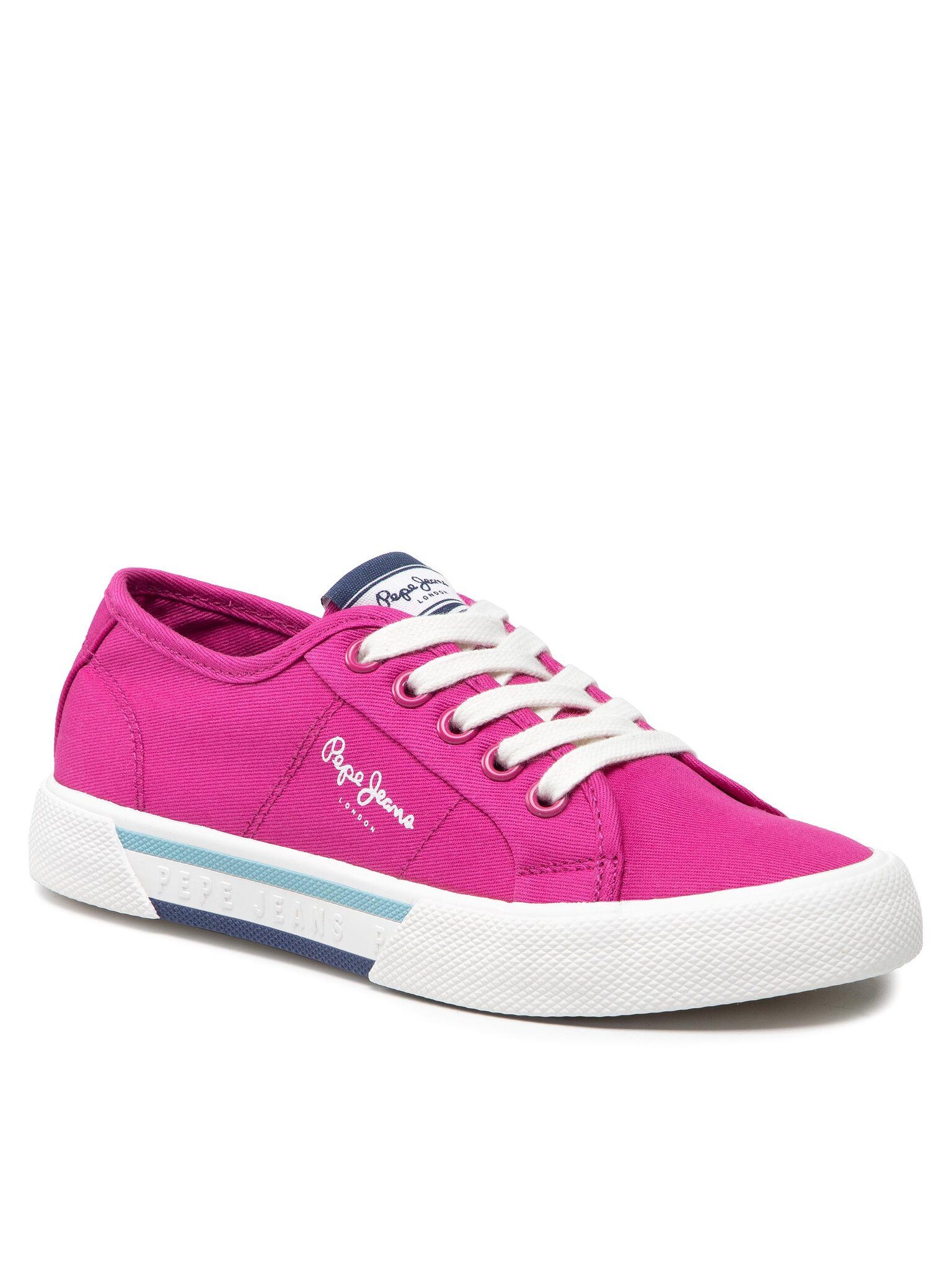 Pepe Jeans Sneakers aus Stoff Brady Girl Basic PGS30543 Fresh Fuchsia 347 Sneaker