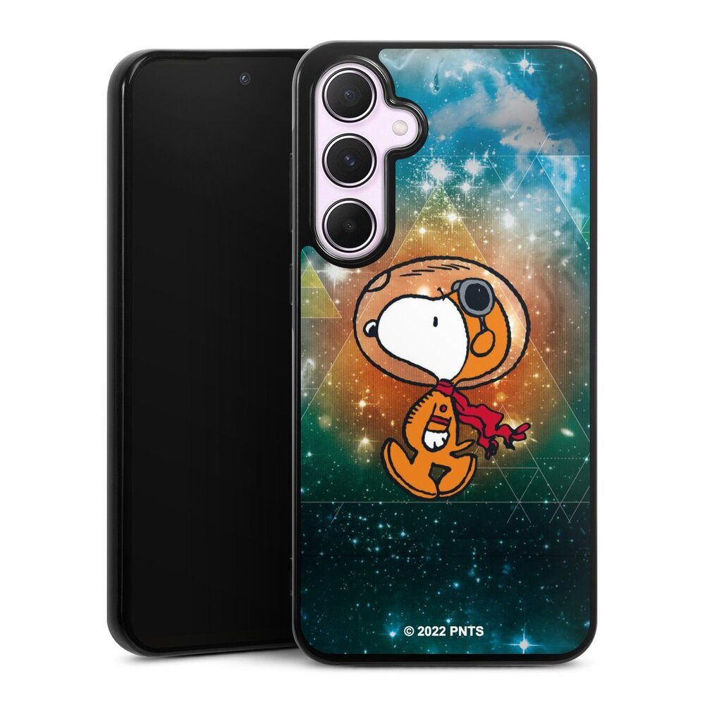 DeinDesign Handyhülle Snoopy Astronaut Offizielles Lizenzprodukt, Samsung Galaxy A55 5G Silikon Hülle Bumper Case Handy Schutzhülle