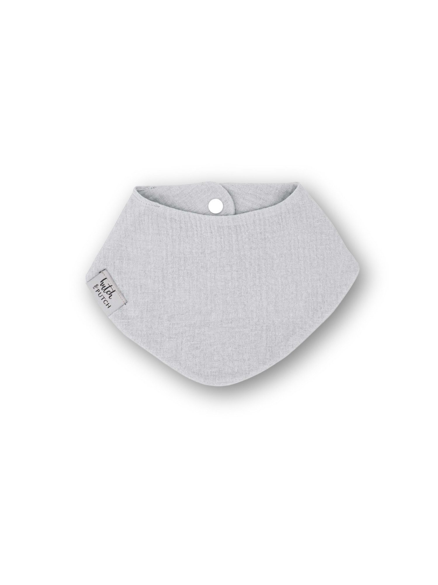 hutch&putch Lätzchen Musselin-Lätzchen Dreieckstuch mit Druckknopf für Baby (0-2 Jahre), (1-St), Aus 100% Bio-Baumwolle - Vegan, Atmungsaktiv und Saugstark