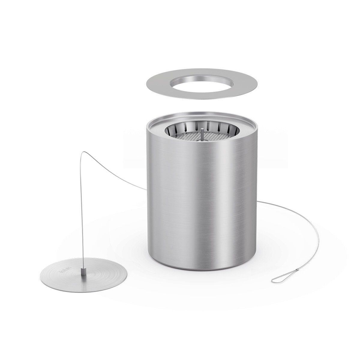 höfats Tischfeuer Bio-Burner (ermöglicht Gebrauch von höfats flüssig Bioethanol, längere Brenndauer und hellere Flamme, ersetzt Gelbrennstoffdose von SPIN)