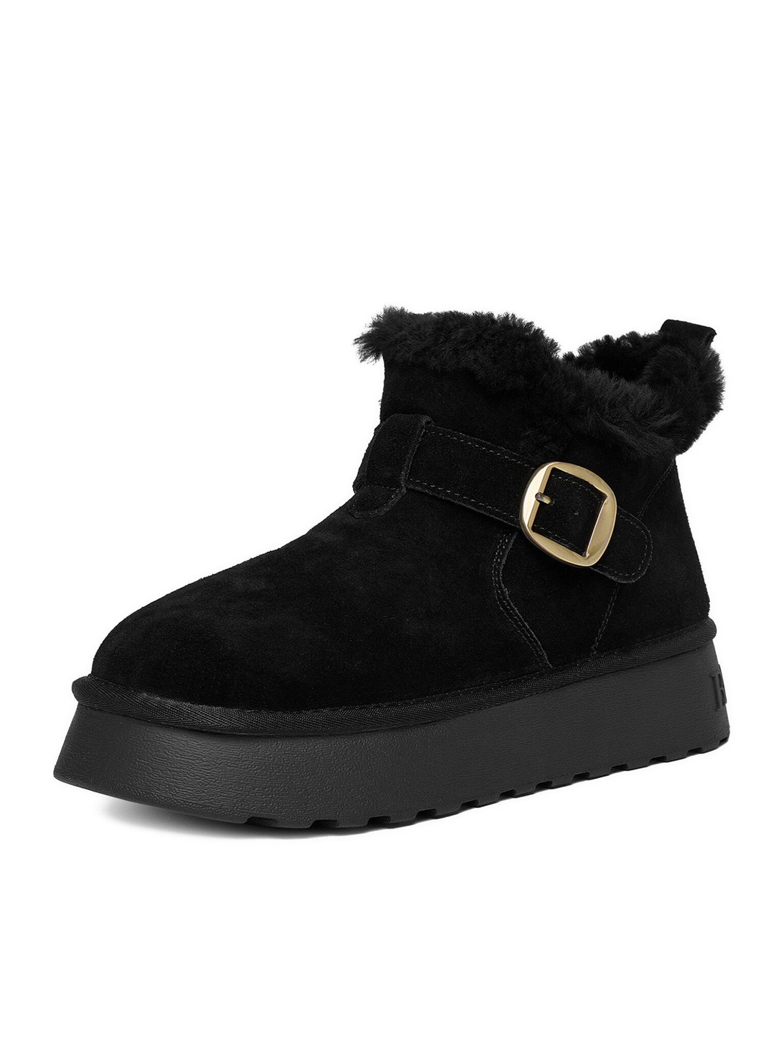 Badura Badura Damen-Schneestiefel Schwarz Badura-EO-CALI-TS6287-01 Schwarz Winterstiefel