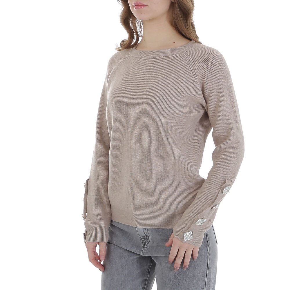 Ital-Design Strickpullover Damen Freizeit (88578878) Strass günstig online kaufen