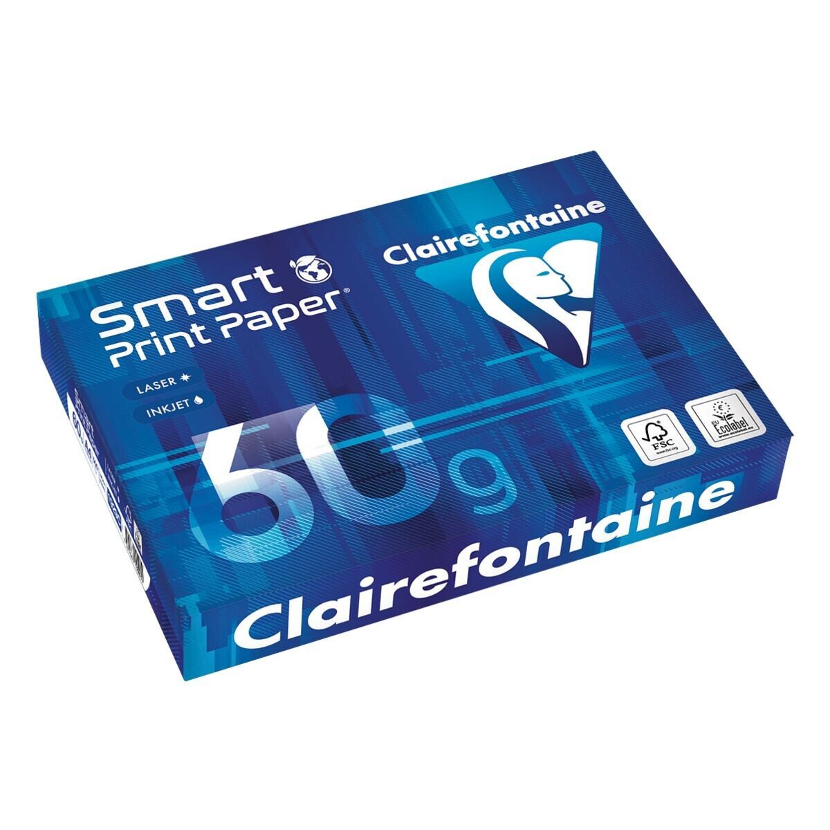 CLAIREFONTAINE Briefpapier Clairmail, Format DIN A4, 60 g/m², 500 Blatt