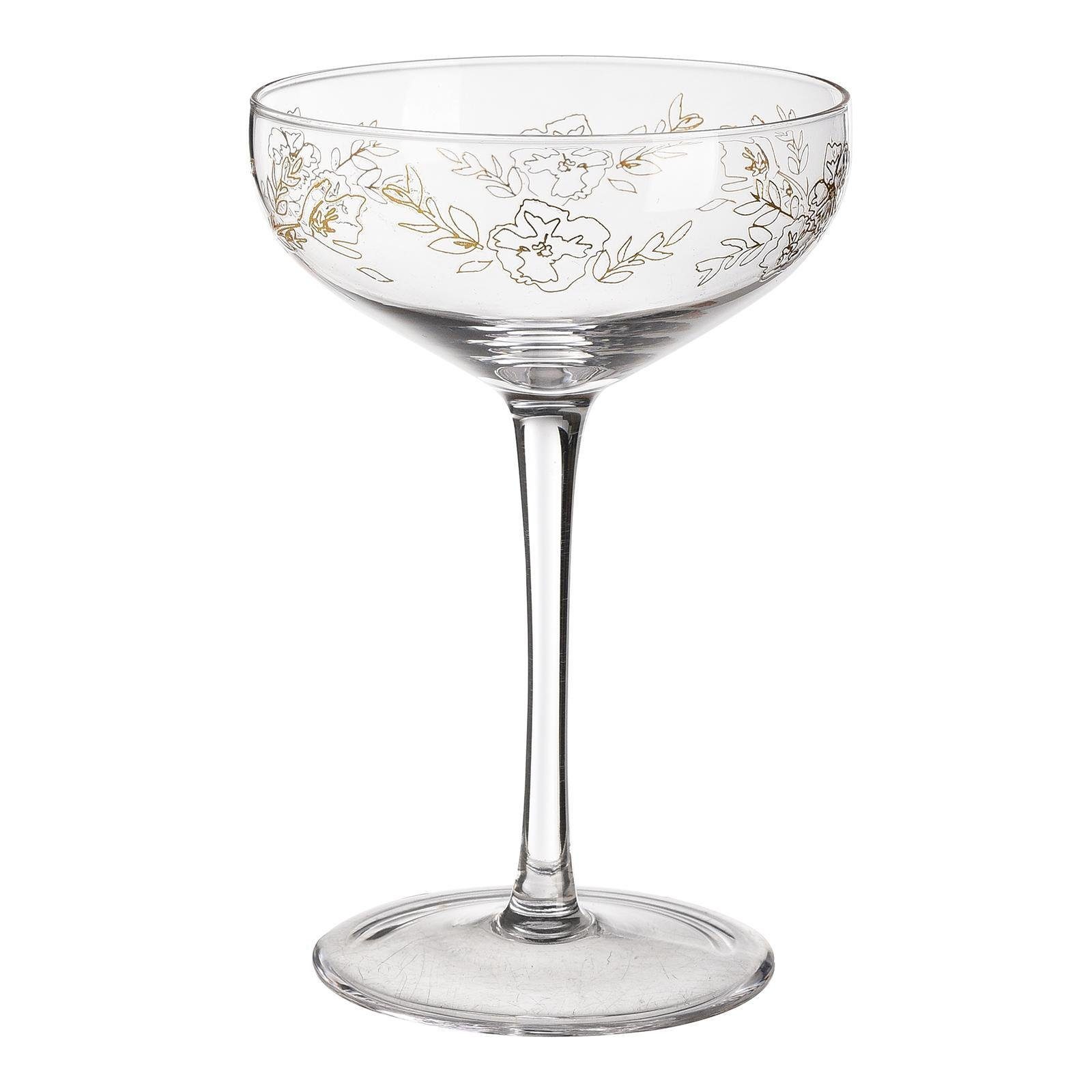 Depot Sektglas »Champagnerglas Fiori«, Glas, aus Glas, Fassungsvermögen:  220 Milliliter online kaufen | OTTO