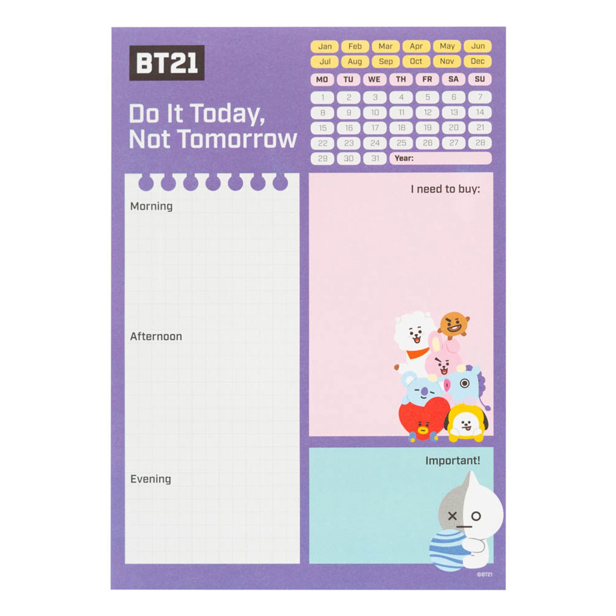 Notizbuch Notizblock - Notizbuch Basic - BT 21