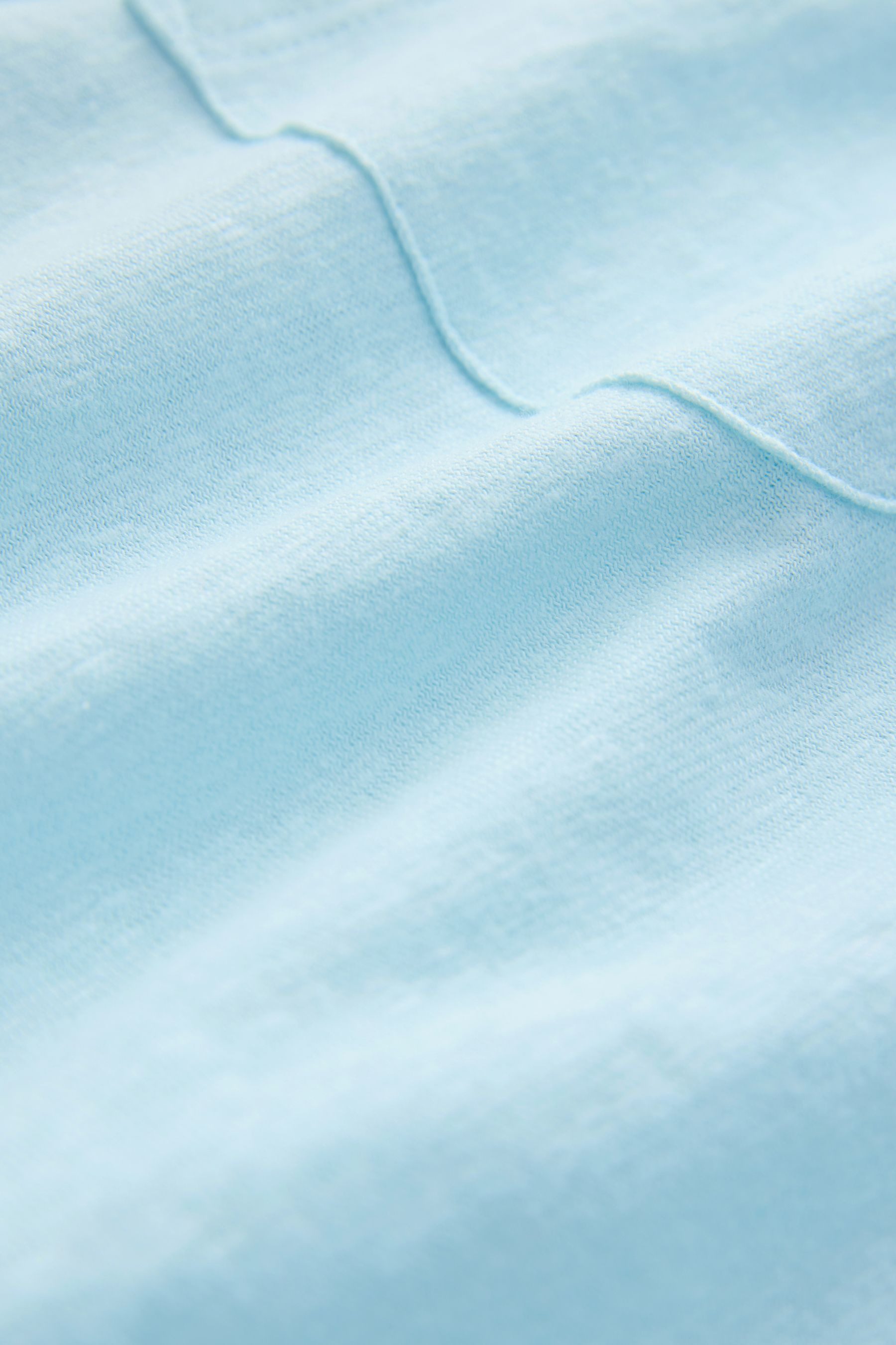 Next V-Shirt Kurzarm-T-Shirt mit V-Ausschnitt und Leinenoptik (1-tlg)