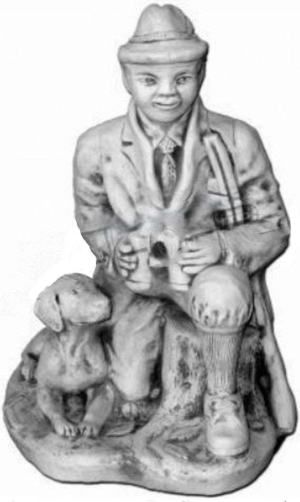 Skulptur Garten Dekoration Jäger Statue Skulptur Figuren Statuen Skulpturen