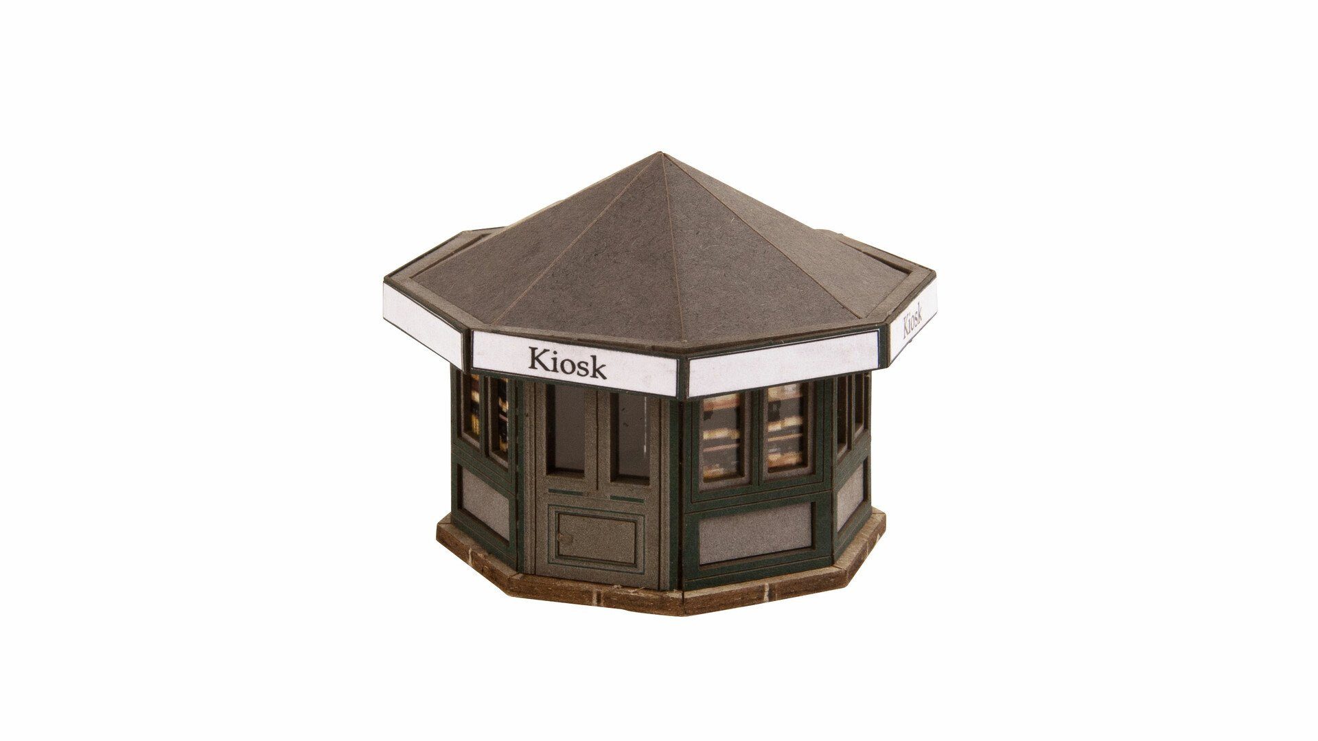 NOCH Modelleisenbahn-Gebäude Laser-Cut Kiosk Gebäude zur Ausgestaltung für Spur