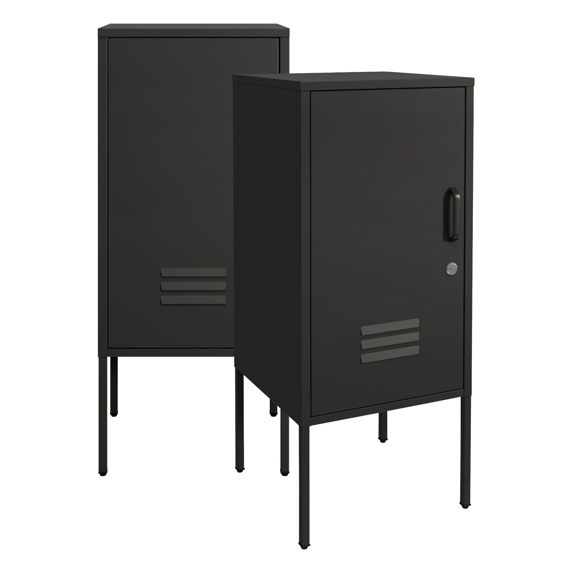 en.casa Nachtschrank (2er Set) »Hausjärvi« mit günstig online kaufen